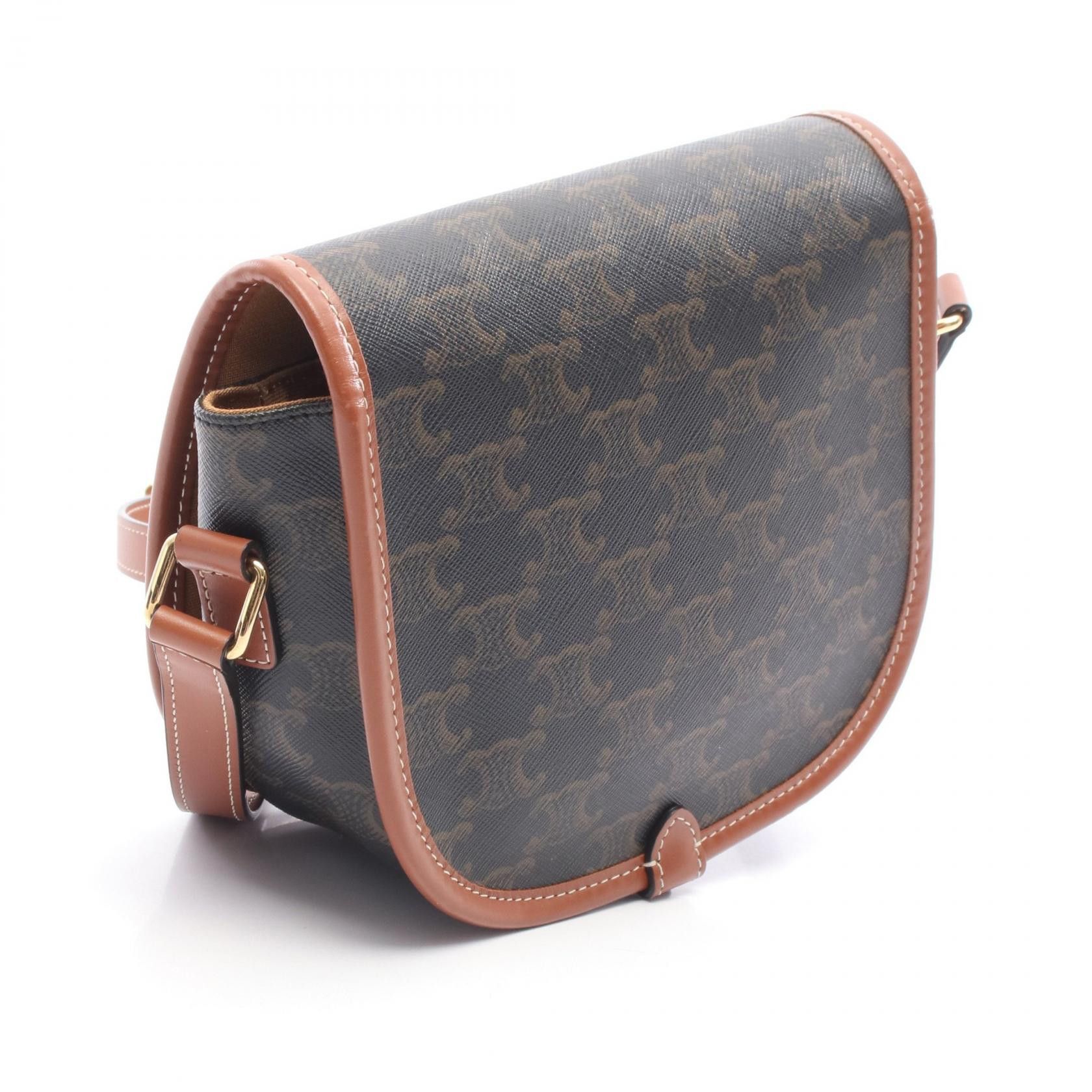 Celine Celine CELINE Folco Medium PVC Coated Canvas Shoulder Bag Plastic / Synthetic Shoulder Bag 191502 DUTY FREE for USA Size ONE SIZE - 2 Thumbnail