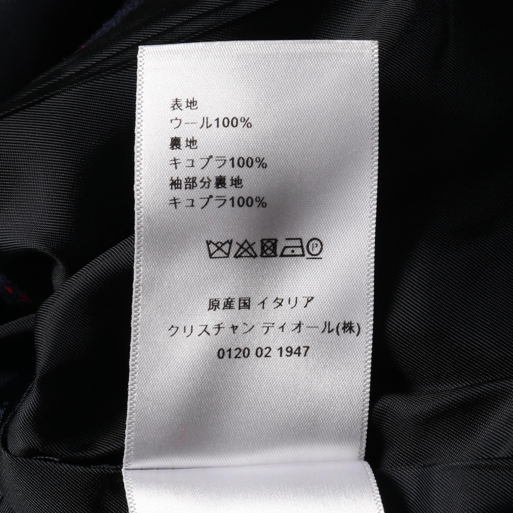 Dior Dior Dior Wool Tailored Jacket Textile Outerwear 851v12a1029 DUTY FREE for USA Size ONE SIZE - 4 Thumbnail