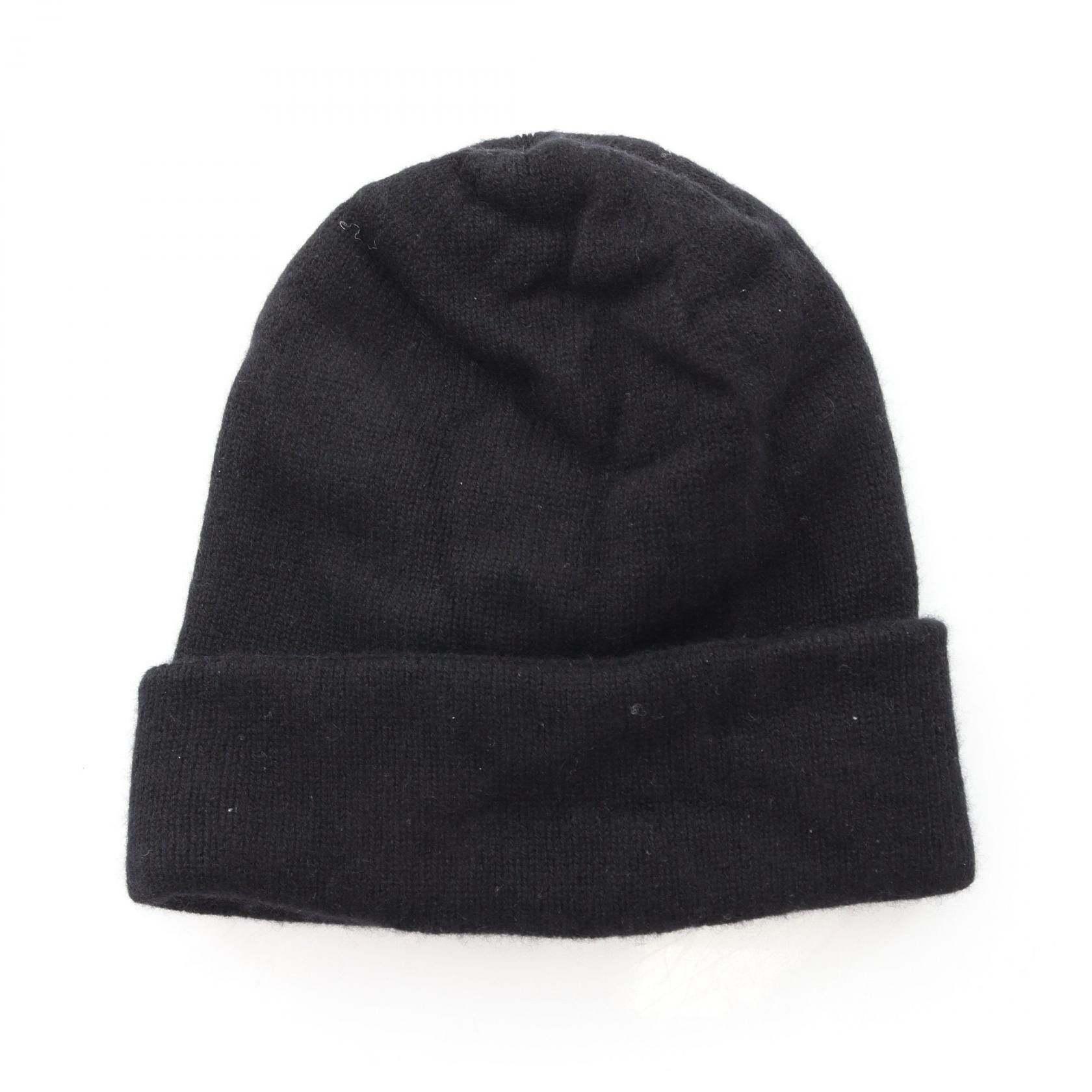 Chanel Chanel Chanel Camellia Logo Cashmere Knit Cap Textile Hats DUTY FREE for USA Size ONE SIZE - 2 Thumbnail