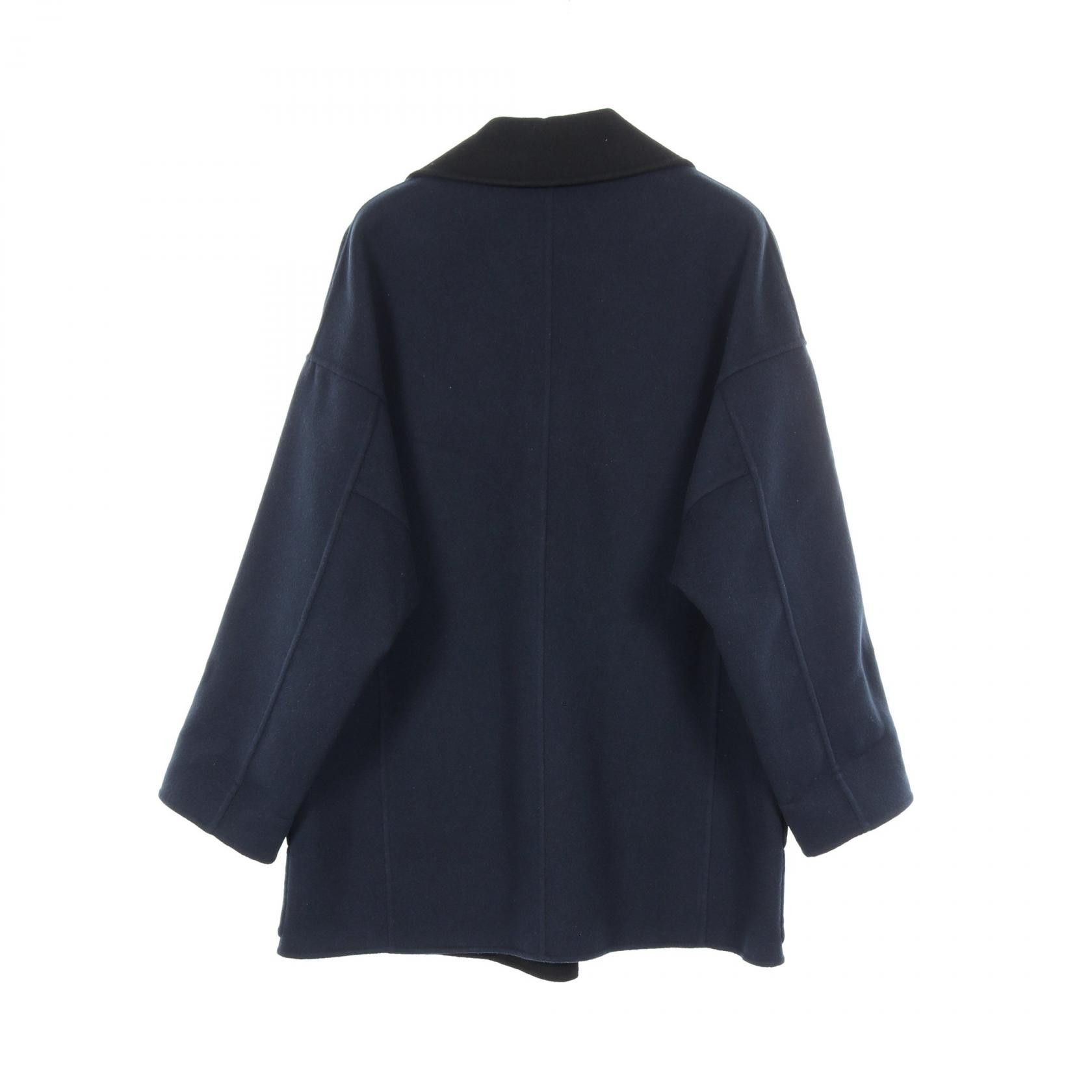 Hermes Hermes Hermes Serie Bouton Cashmere Coat Textile Outerwear DUTY FREE for USA Size ONE SIZE - 2 Thumbnail