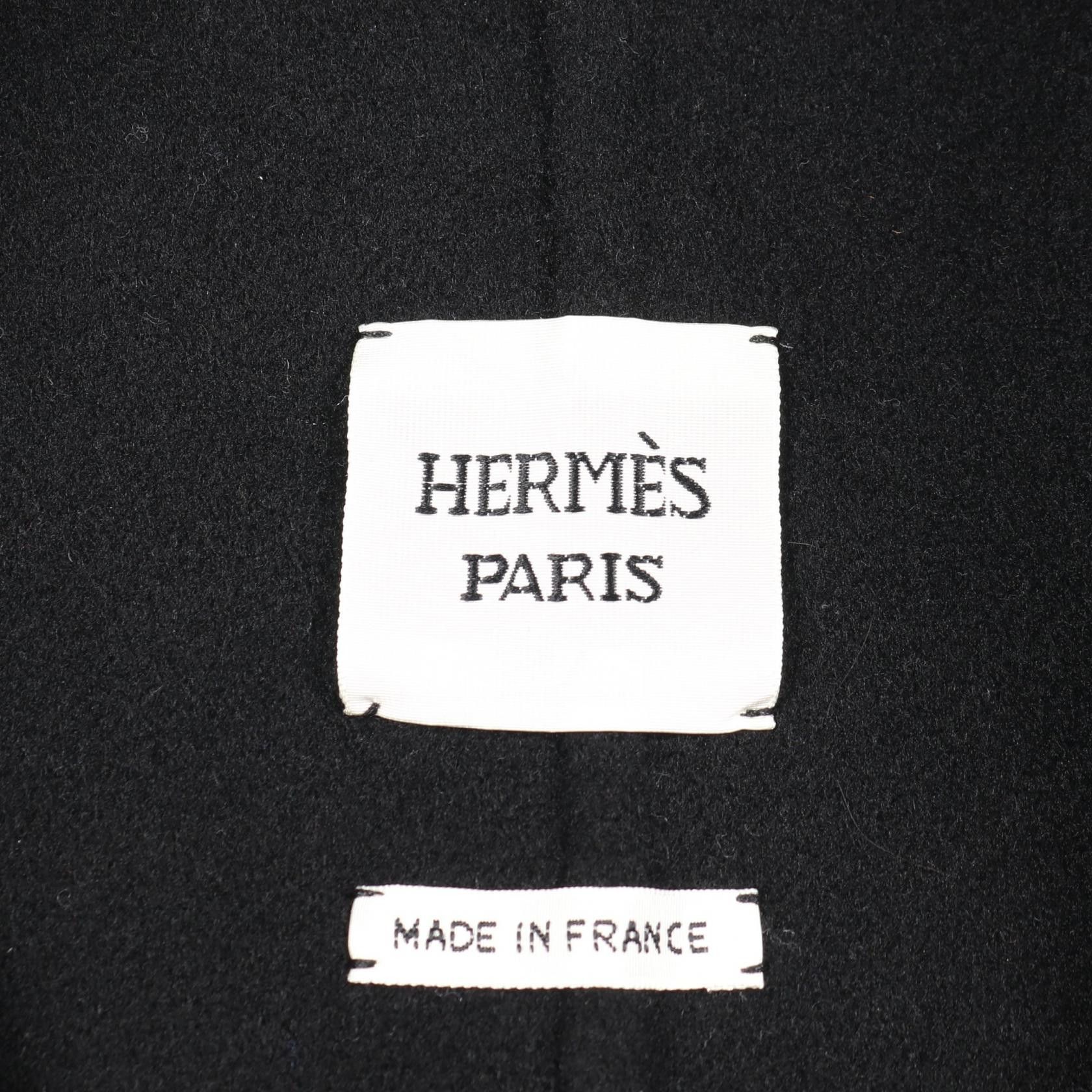 Hermes Hermes Hermes Serie Bouton Cashmere Coat Textile Outerwear DUTY FREE for USA Size ONE SIZE - 3 Thumbnail