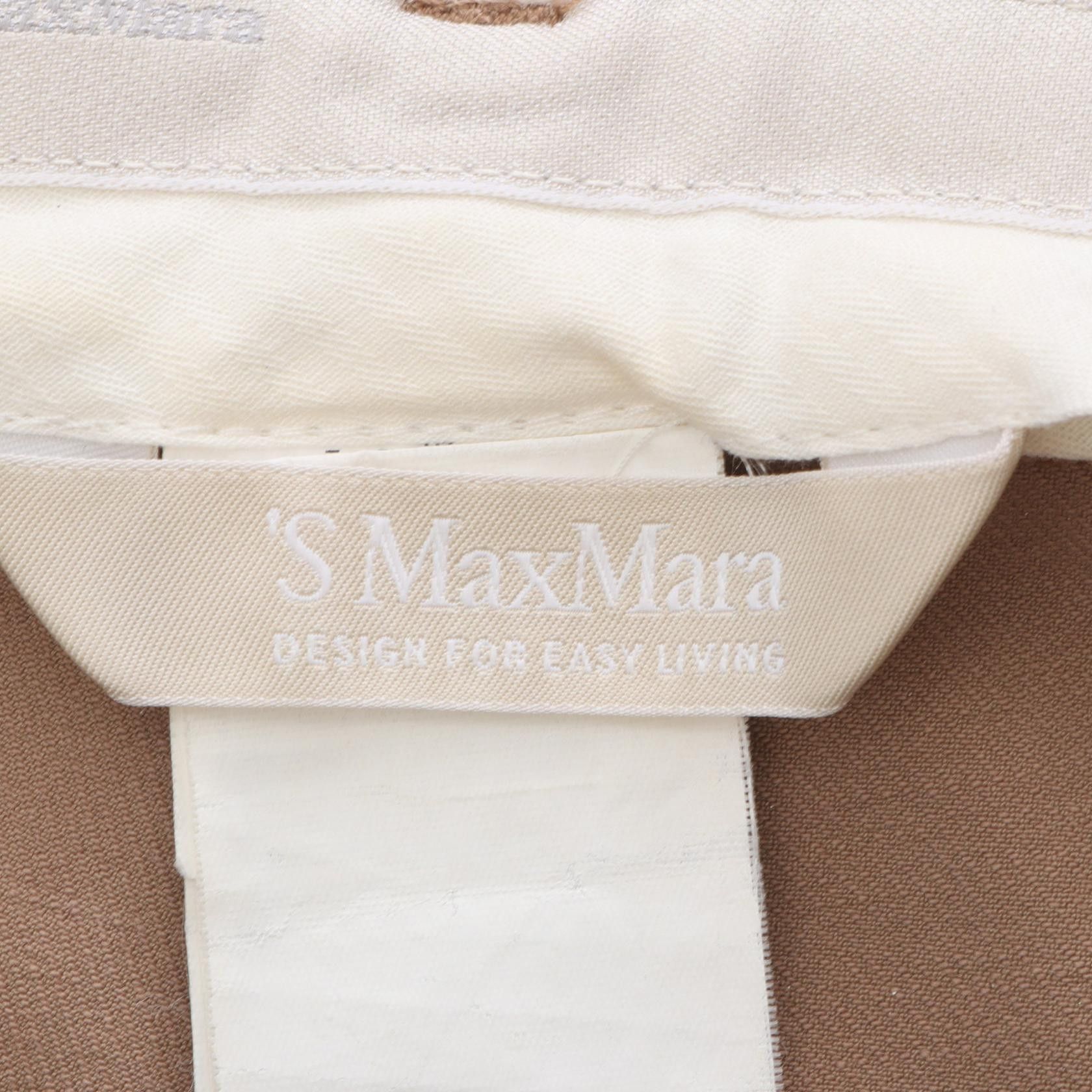 Max Mara MaxMara S Max Mara Cotton Pants Textile Pants 9136016307 DUTY FREE for USA Size ONE SIZE - 3 Thumbnail