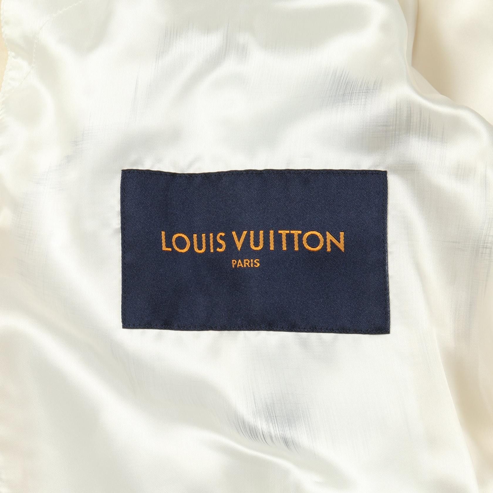 Louis Vuitton Louis Vuitton Louis Vuitton Monogram Playground Varsity Wool Jacket Textile Outerwear DUTY FREE for USA Size ONE SIZE - 3 Thumbnail