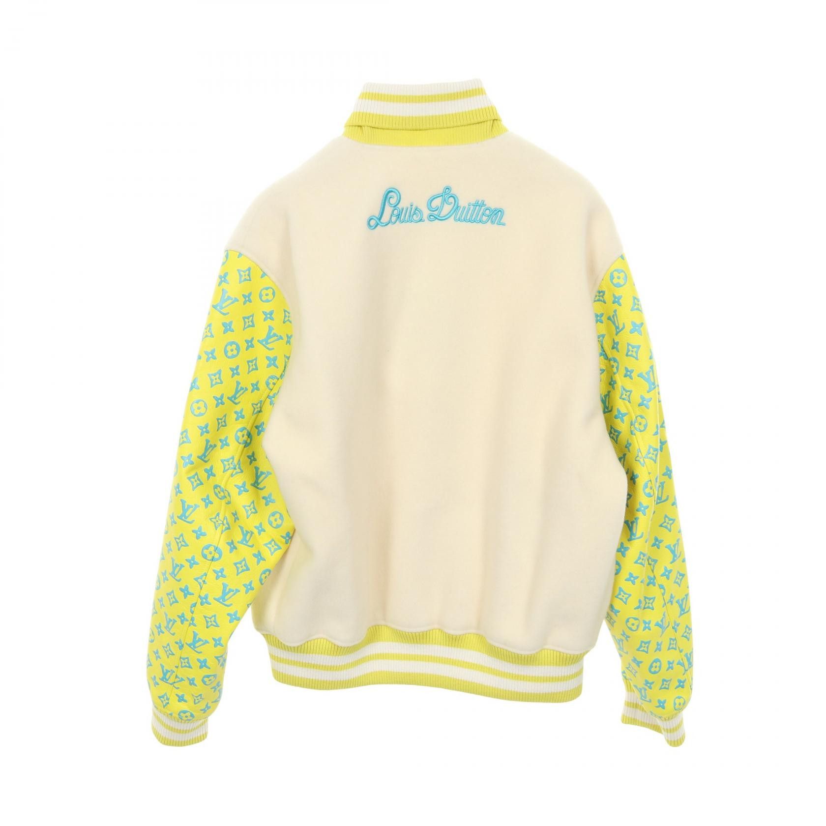 Louis Vuitton Louis Vuitton Louis Vuitton Monogram Playground Varsity Wool Jacket Textile Outerwear DUTY FREE for USA Size ONE SIZE - 2 Thumbnail