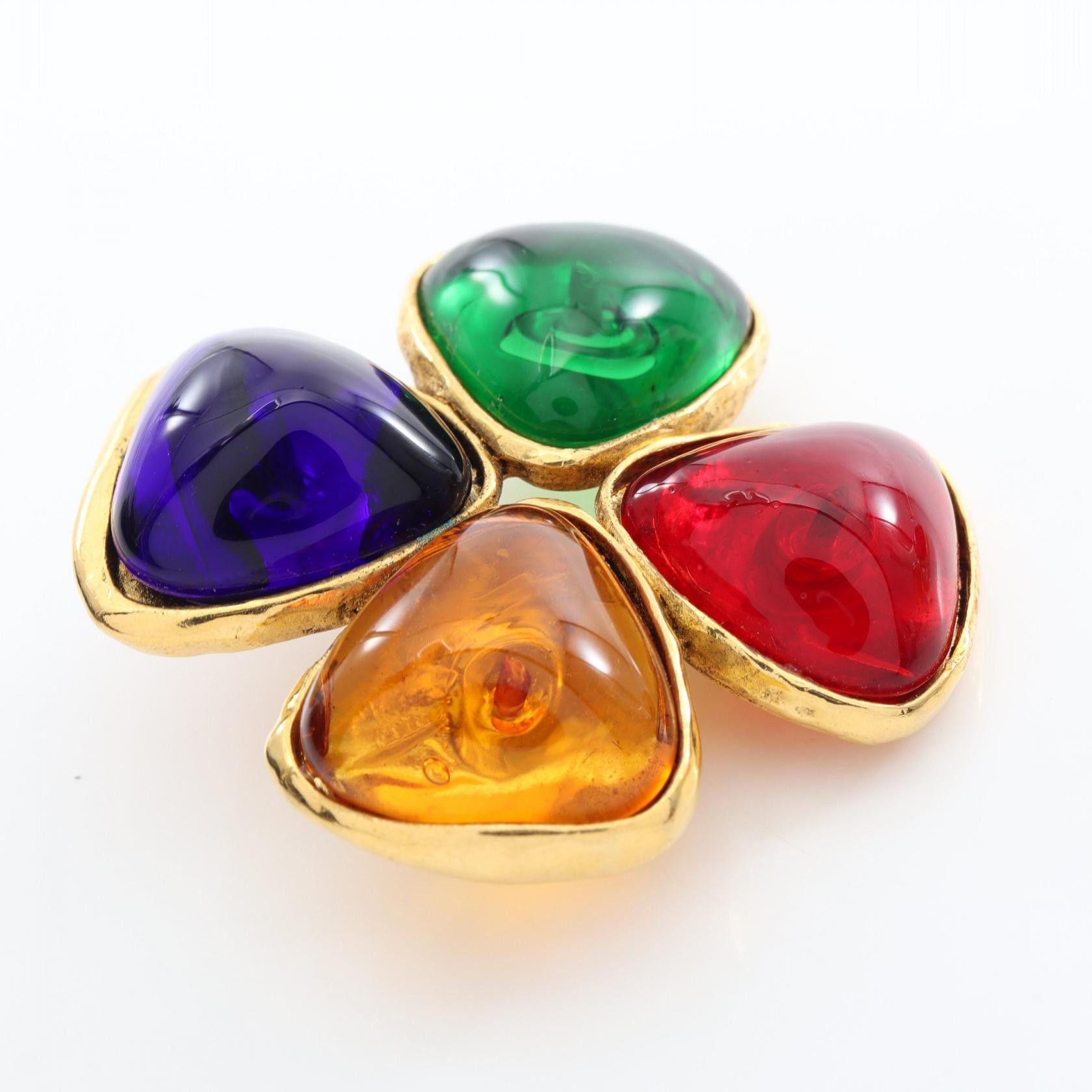 Chanel Chanel Chanel Color Stone Earrings Metal Earrings DUTY FREE for USA Size ONE SIZE - 5 Thumbnail