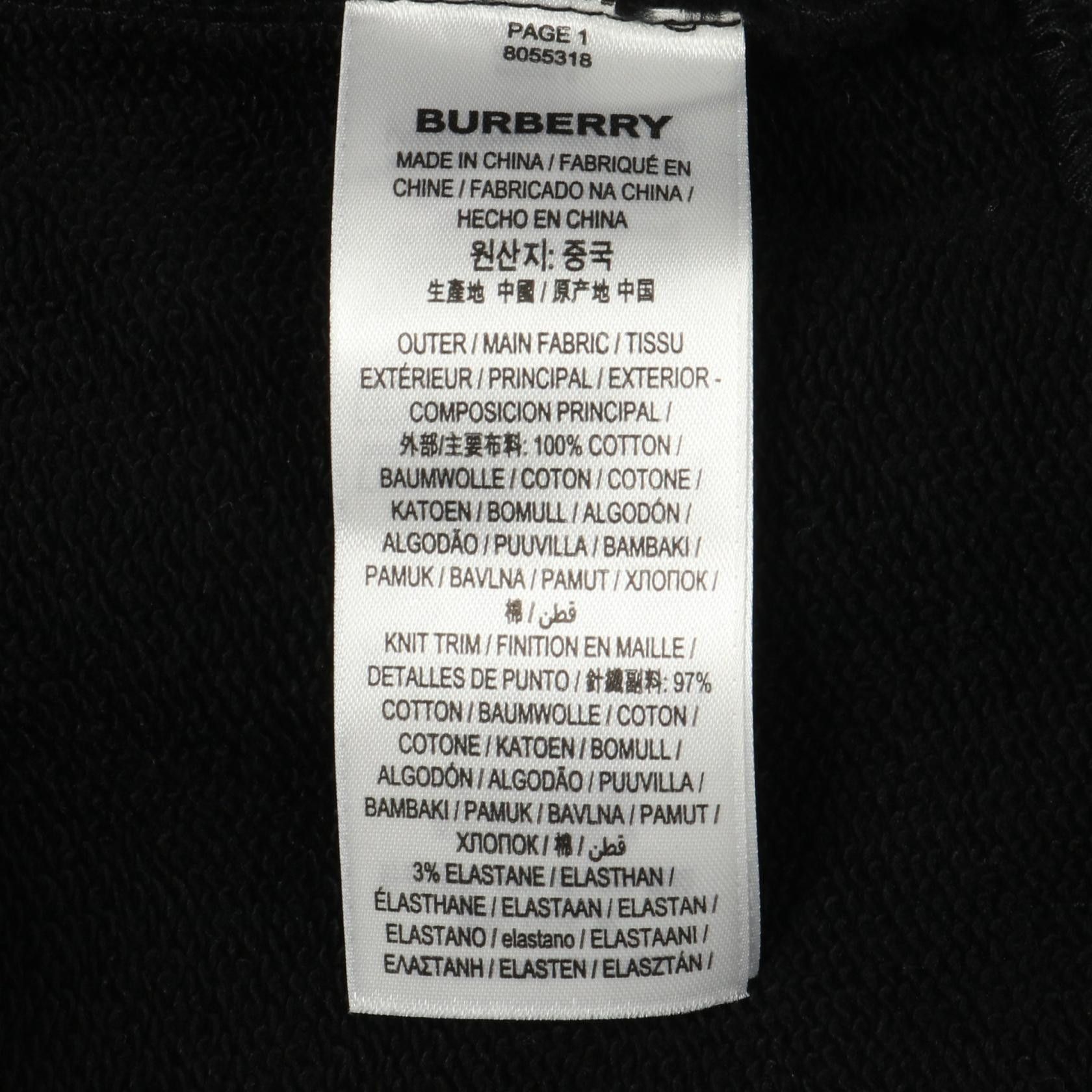 Burberry Burberry Burberry Logo Print Cotton Hoodie Textile Sweatshirts & Hoodies 8055318 DUTY FREE for USA Size ONE SIZE - 4 Thumbnail