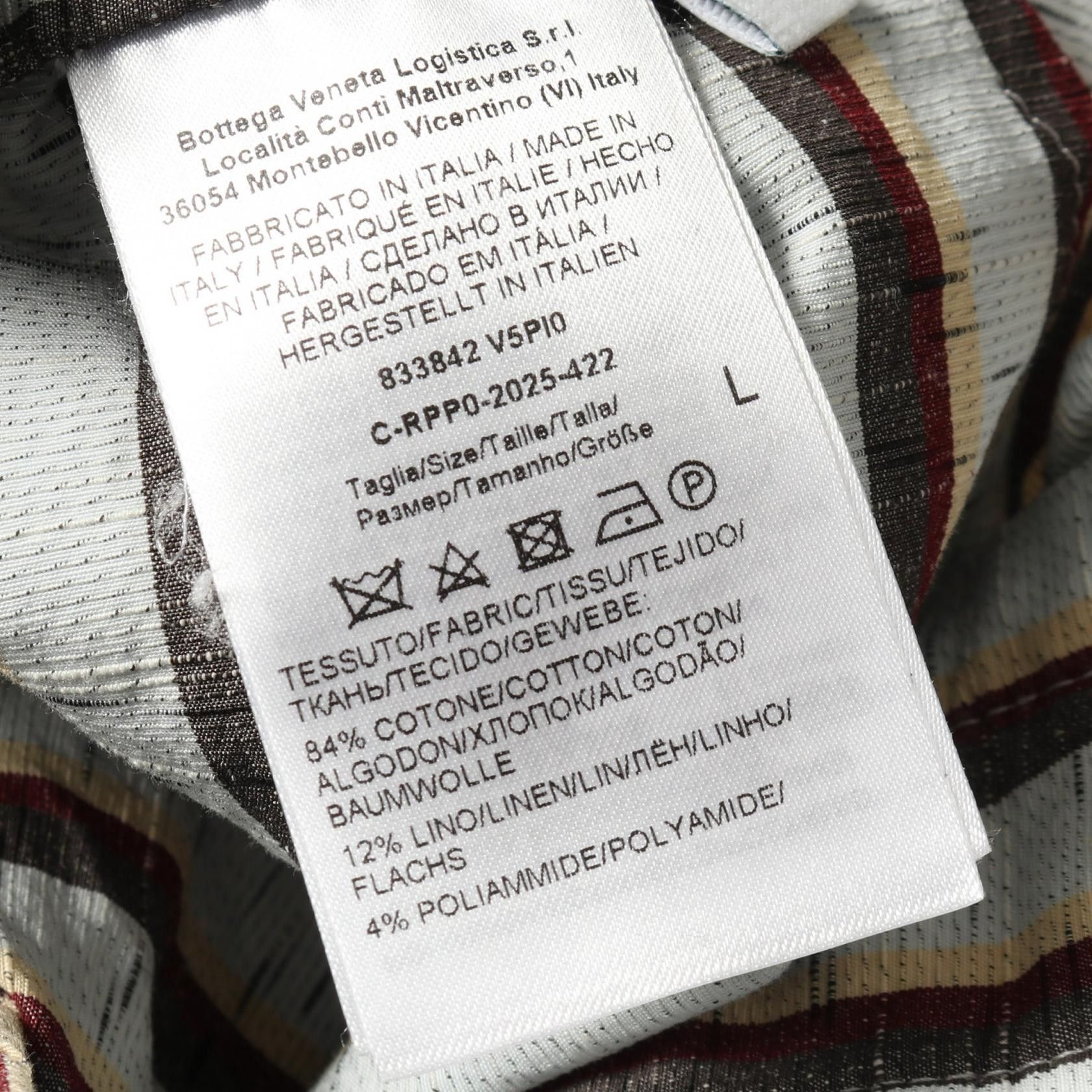 Bottega Veneta Bottega Veneta Bottega Veneta Cotton Shorts Textile Pants 833842V5PI0 DUTY FREE for USA Size ONE SIZE - 4 Thumbnail