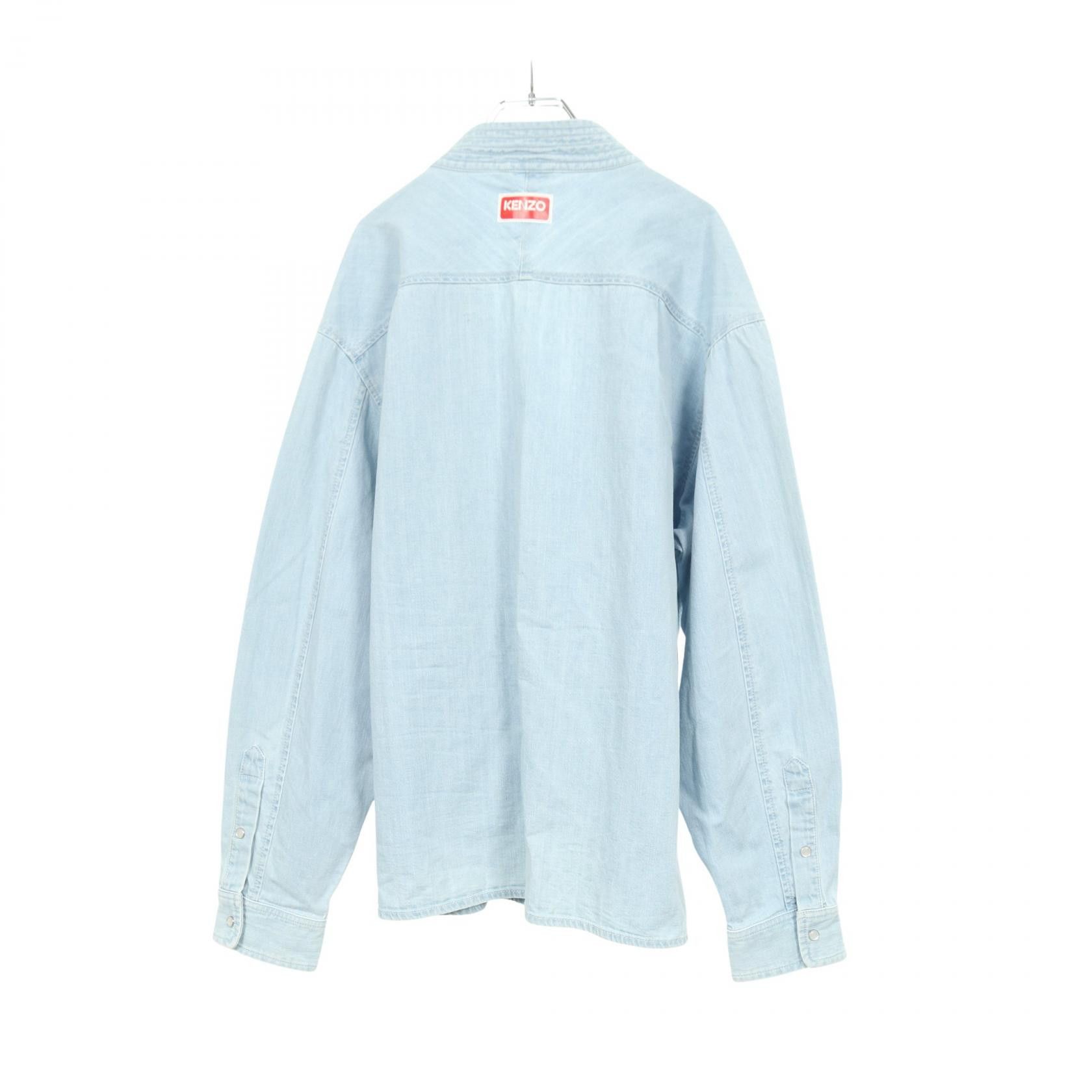 Kenzo Kenzo Kenzo Denim Kimono Cotton Jacket Textile Outerwear DUTY FREE for USA Size ONE SIZE - 2 Thumbnail