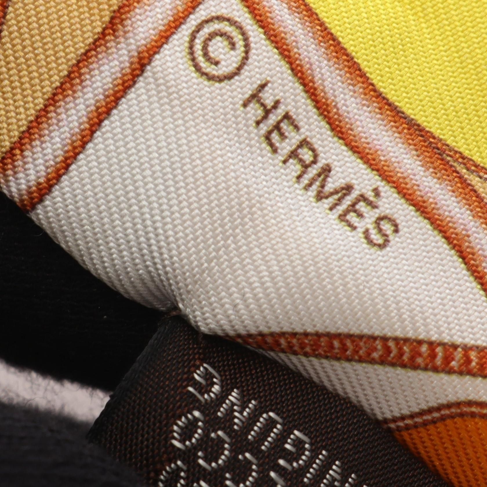 Hermes Hermes Hermes Coup de Fouet au Bloc Silk Scarf Textile Scarf DUTY FREE for USA Size ONE SIZE - 6 Thumbnail