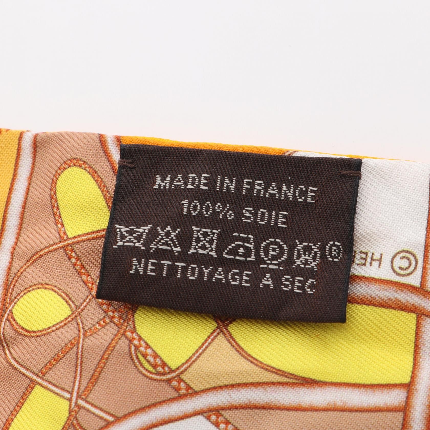 Hermes Hermes Hermes Coup de Fouet au Bloc Silk Scarf Textile Scarf DUTY FREE for USA Size ONE SIZE - 5 Thumbnail