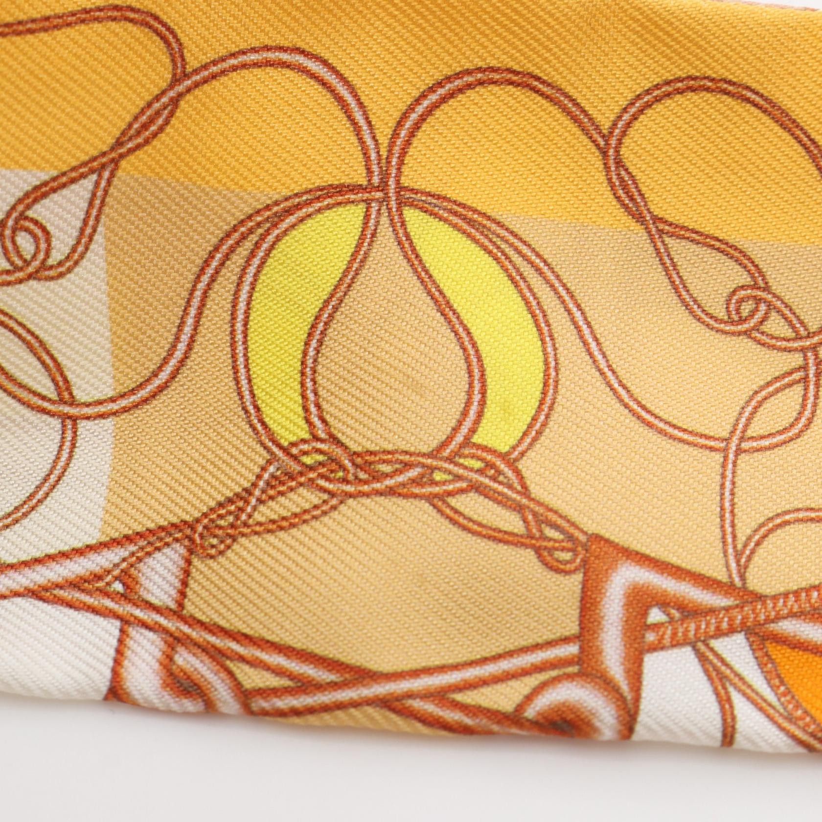 Hermes Hermes Hermes Coup de Fouet au Bloc Silk Scarf Textile Scarf DUTY FREE for USA Size ONE SIZE - 7 Thumbnail