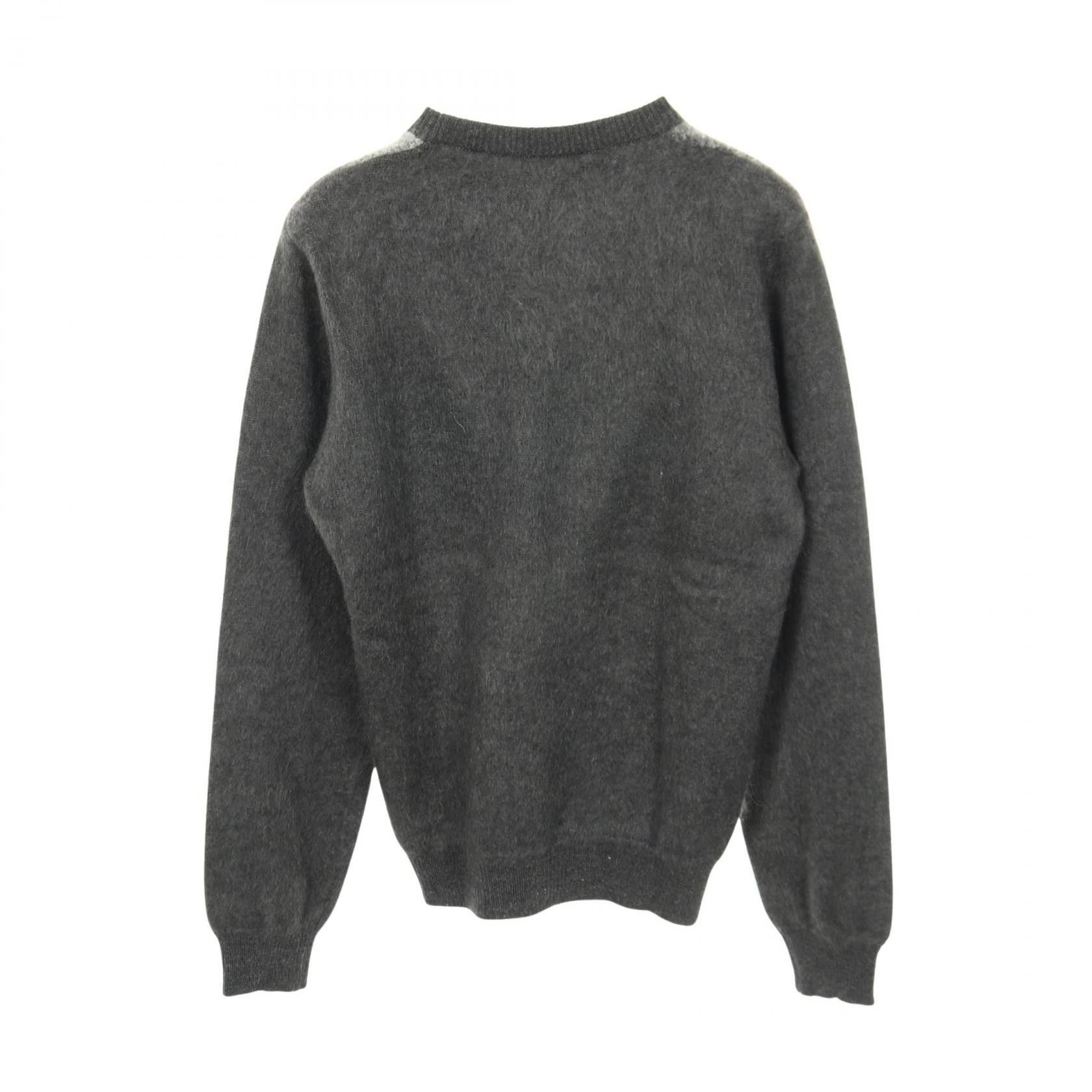 Fendi Fendi Fendi FF Pattern Wool Mohair Knit Top Textile Tops FZX091 DUTY FREE for USA Size ONE SIZE - 2 Thumbnail