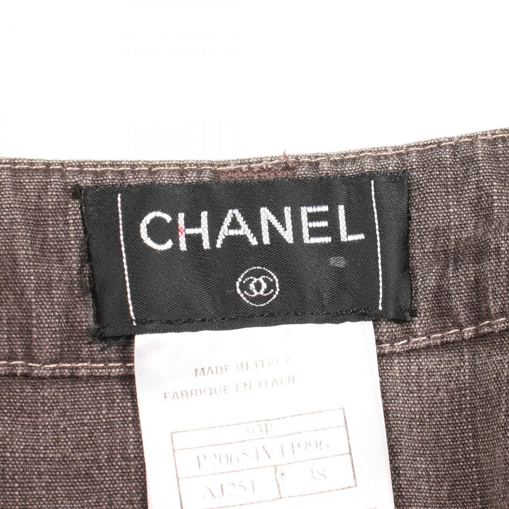 Chanel Chanel Chanel Cotton Denim Pants Textile Bottoms DUTY FREE for USA Size ONE SIZE - 3 Thumbnail