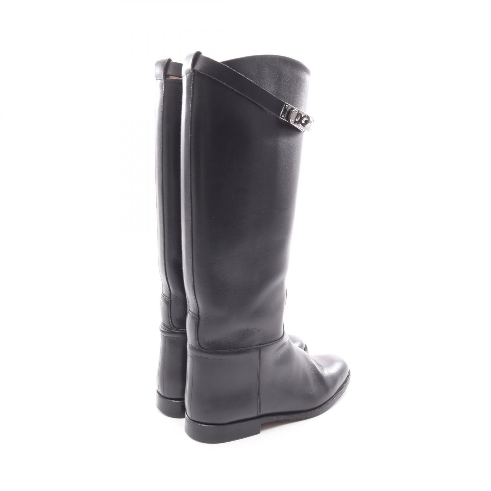 Hermes Hermes Hermes Jumping Kelly Leather Boots Leather Shoes DUTY FREE for USA Size ONE SIZE - 2 Thumbnail