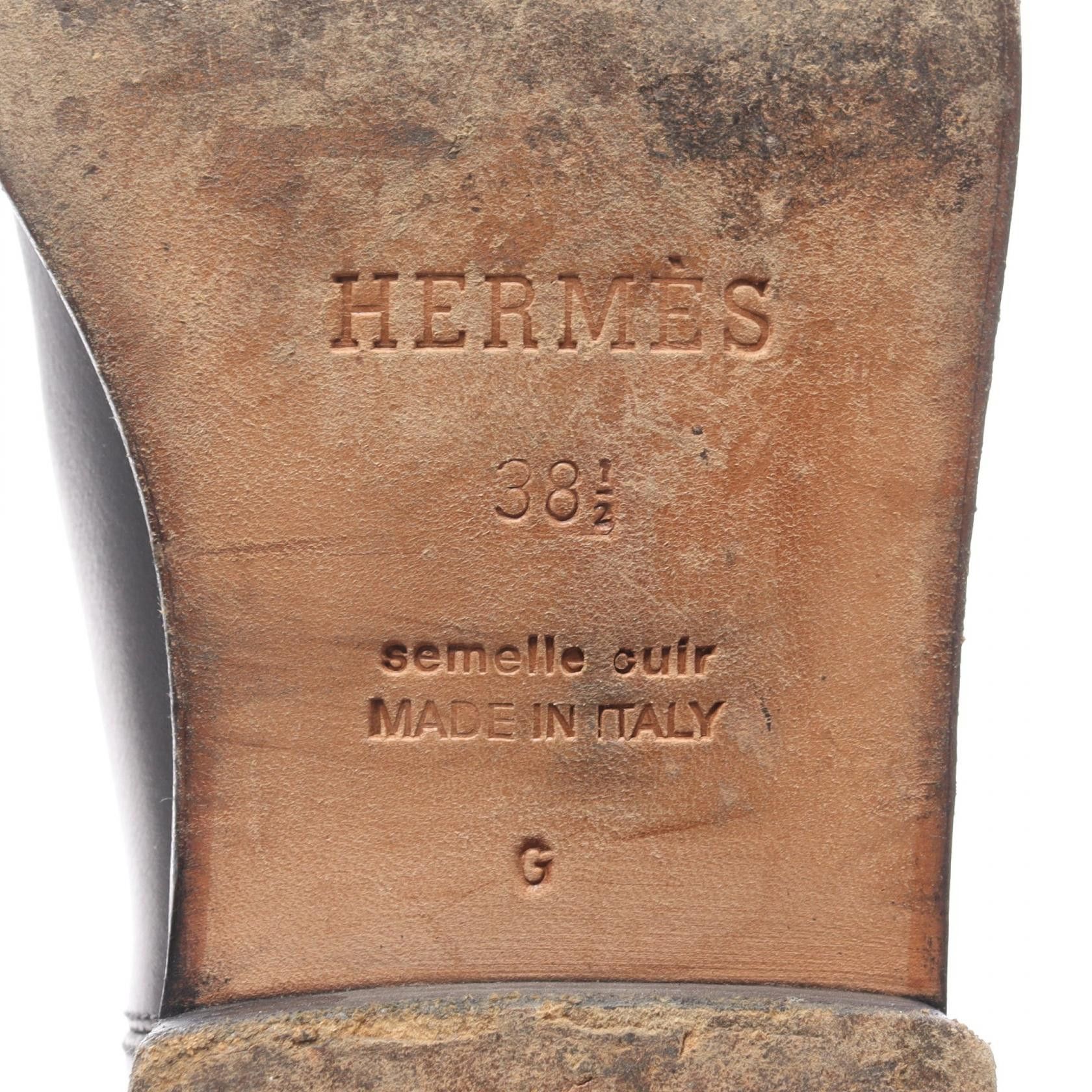 Hermes Hermes Hermes Jumping Kelly Leather Boots Leather Shoes DUTY FREE for USA Size ONE SIZE - 5 Thumbnail