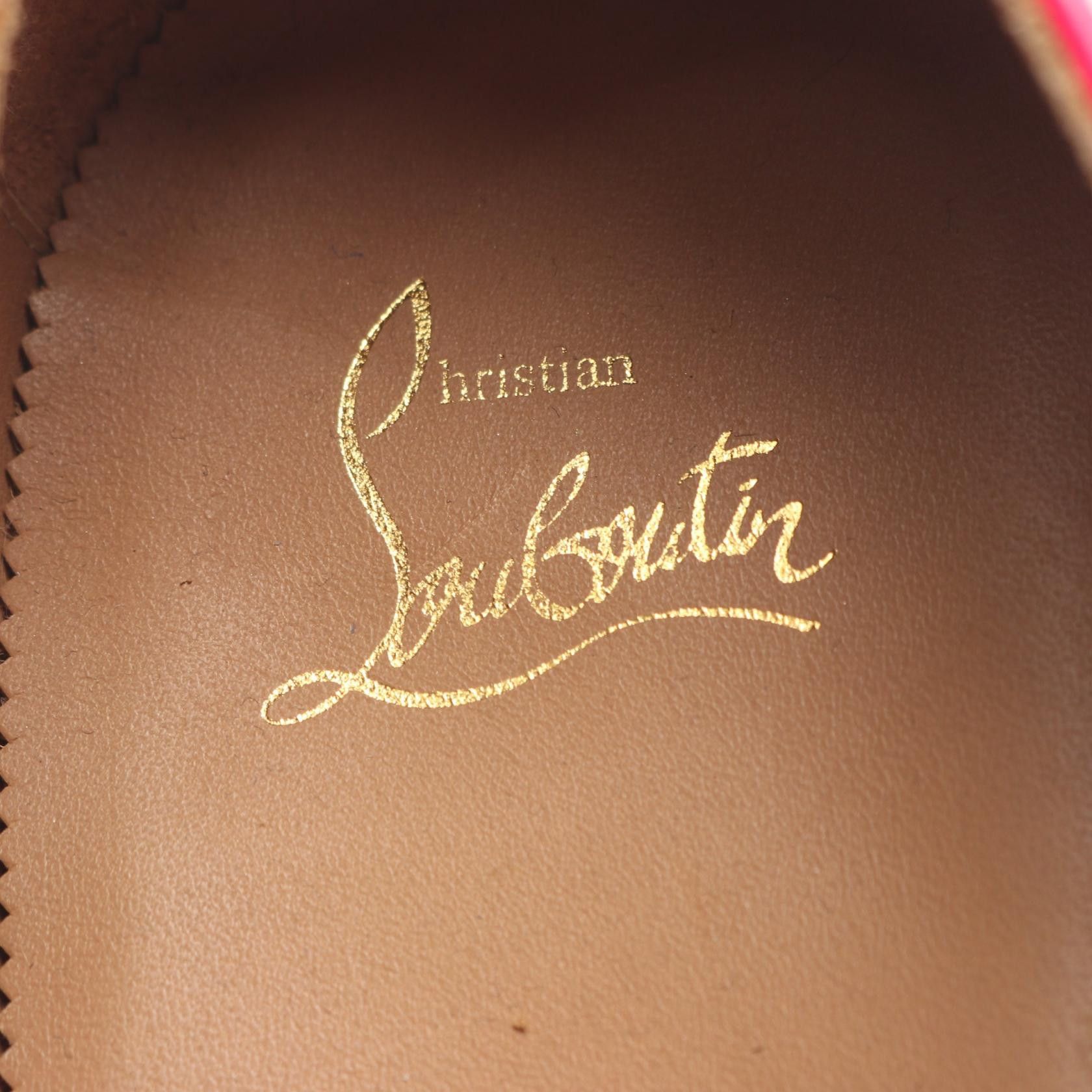 Christian Louboutin Christian Louboutin Christian Louboutin Leather Suede Patent Leather Derby Shoes Leather Shoes DUTY FREE for USA Size ONE SIZE - 5 Thumbnail