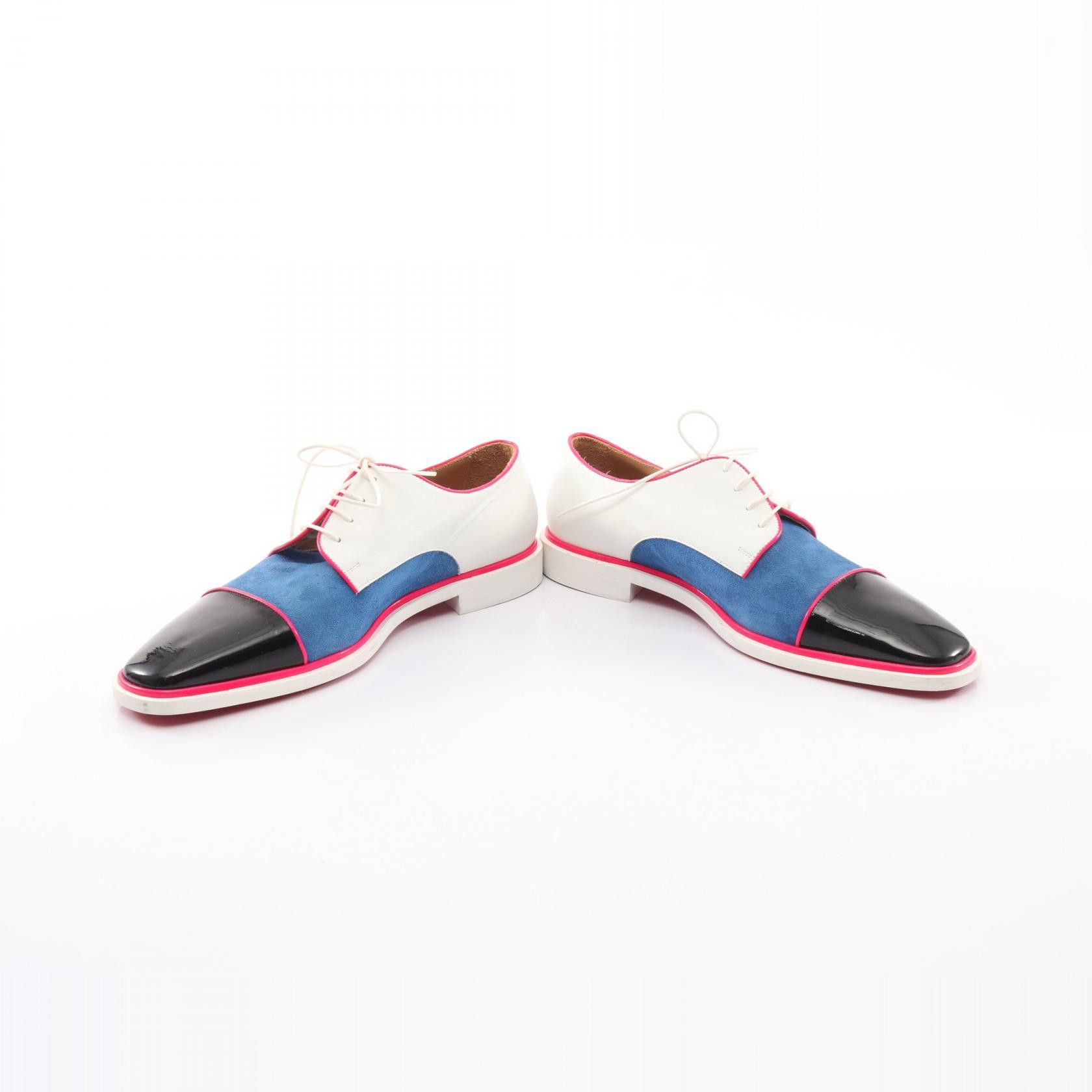Christian Louboutin Christian Louboutin Christian Louboutin Leather Suede Patent Leather Derby Shoes Leather Shoes DUTY FREE for USA Size ONE SIZE - 3 Thumbnail