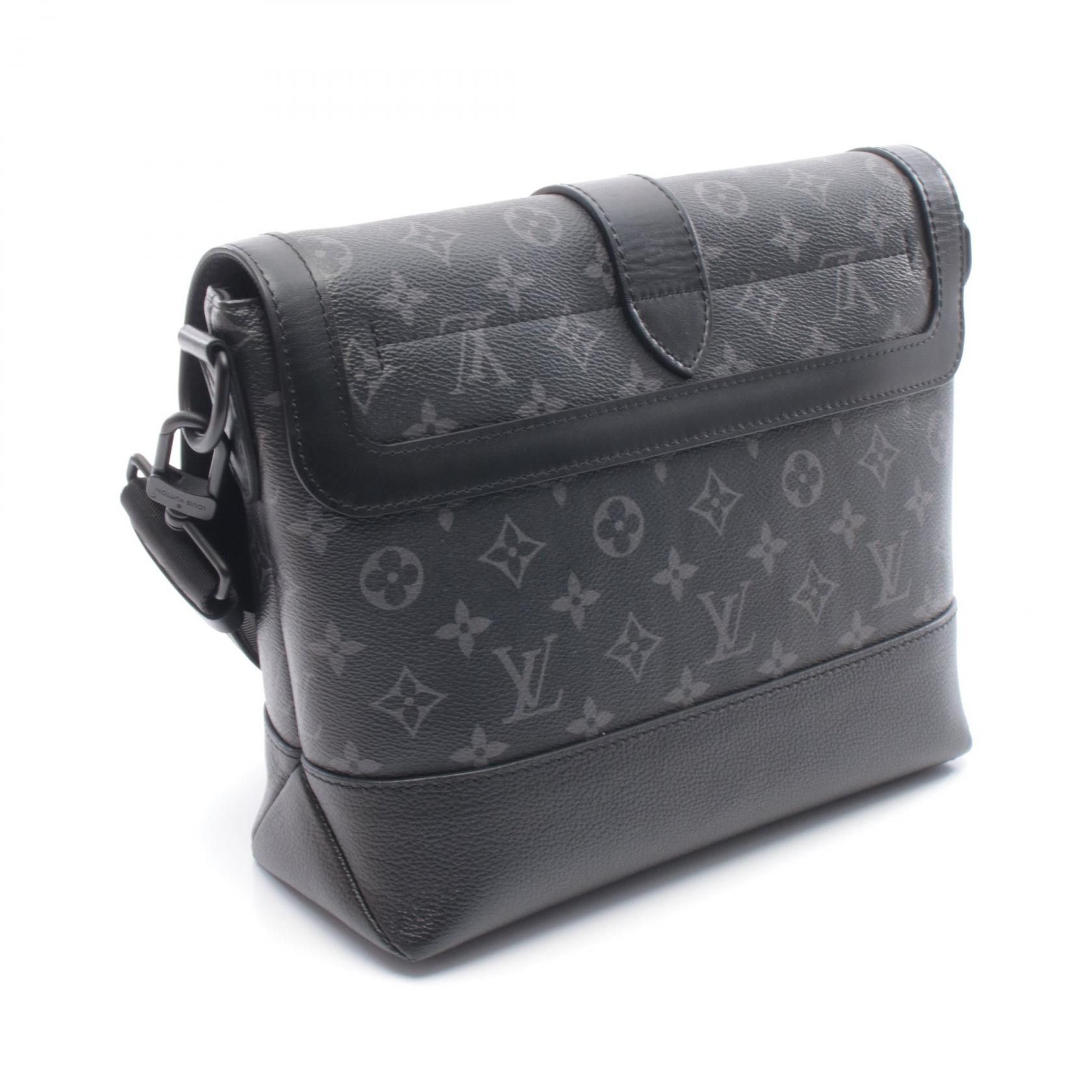 Louis Vuitton Louis Vuitton Louis Vuitton Saumur Messenger Monogram Eclipse Shoulder Bag Textile Shoulder Bag M45911 DUTY FREE for USA Size ONE SIZE - 2 Thumbnail