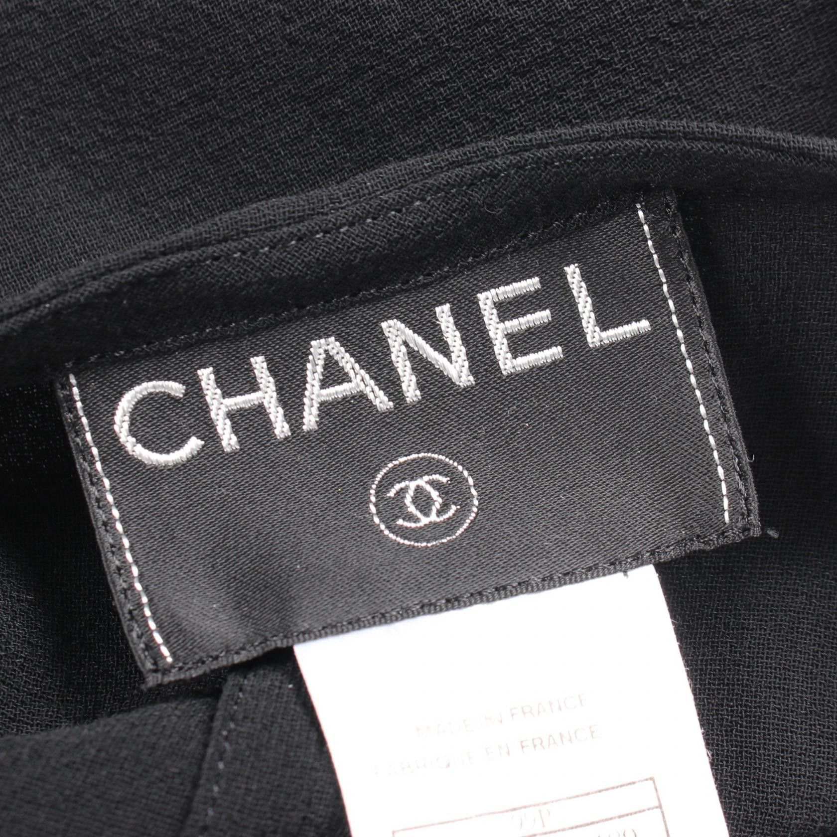 Chanel Chanel Chanel Wool Collarless Suit Textile Suits P12784V07189 DUTY FREE for USA Size ONE SIZE - 4 Thumbnail