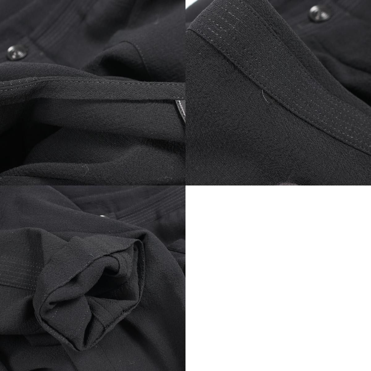 Chanel Chanel Chanel Wool Collarless Suit Textile Suits P12784V07189 DUTY FREE for USA Size ONE SIZE - 10 Thumbnail