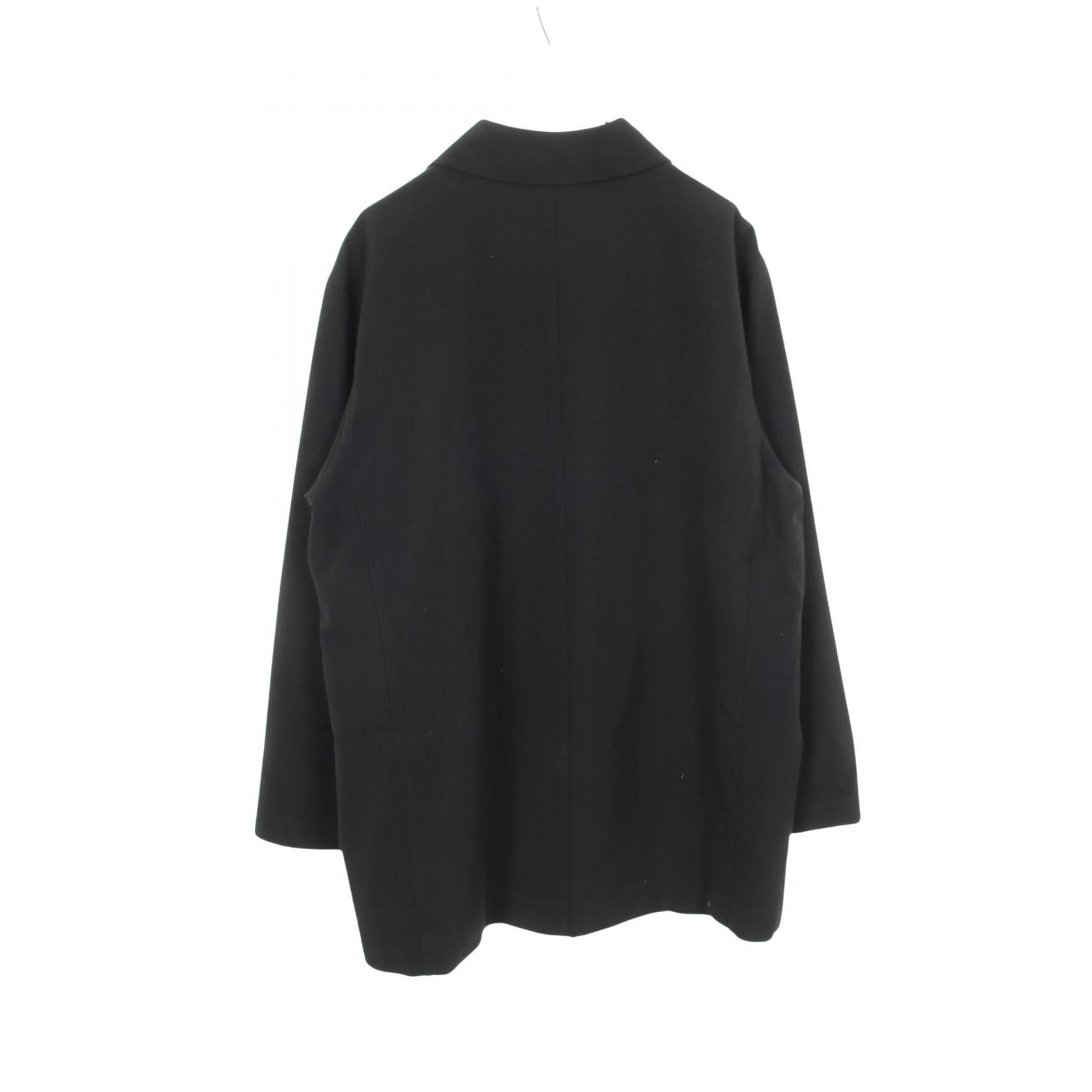 Chanel Chanel Chanel Logo Button Wool Coat Textile Outerwear P10260V06351 DUTY FREE for USA Size ONE SIZE - 2 Thumbnail