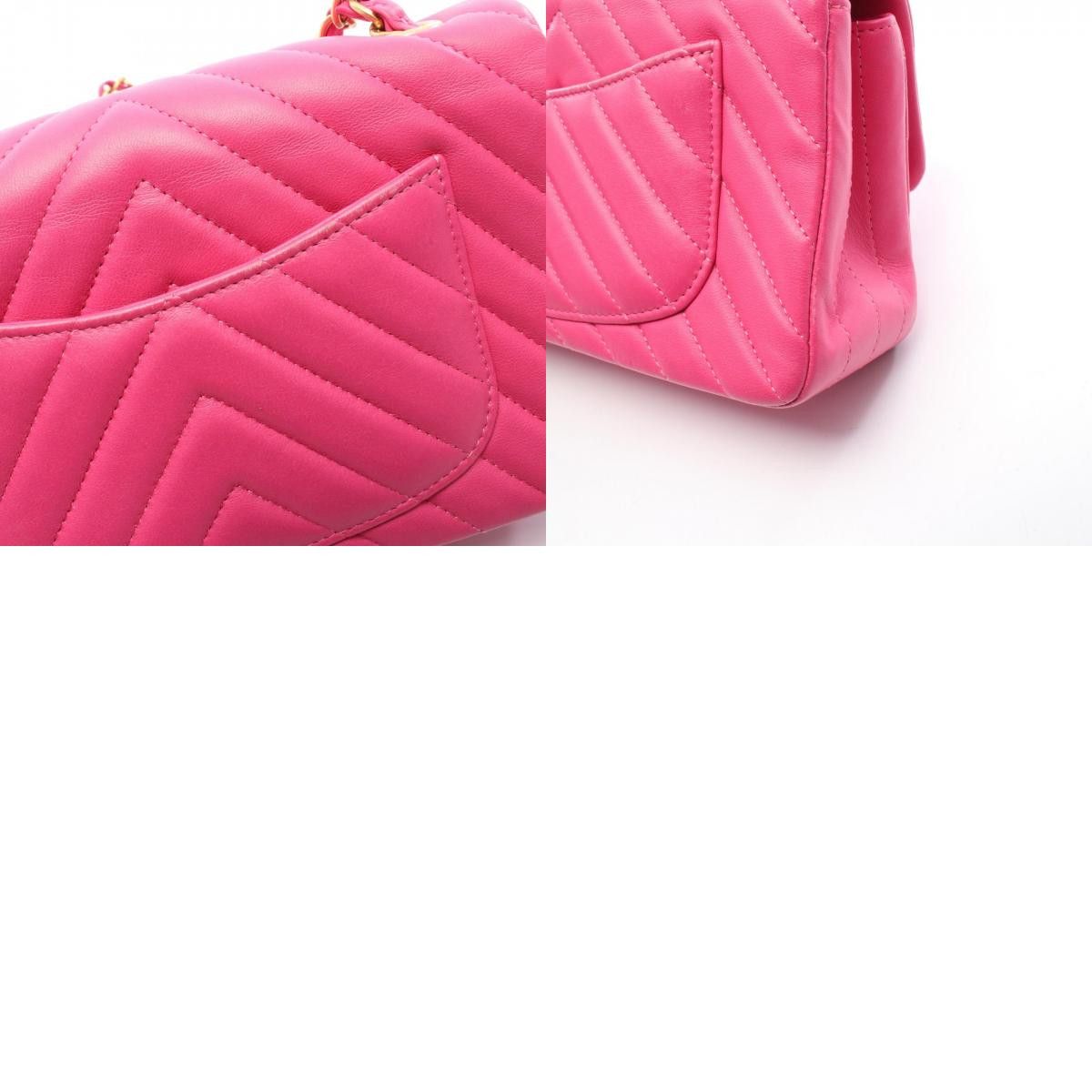 Chanel Chanel Chanel Chevron V Stitch Leather Shoulder Bag Leather Shoulder Bag A69900 DUTY FREE for USA Size ONE SIZE - 10 Thumbnail