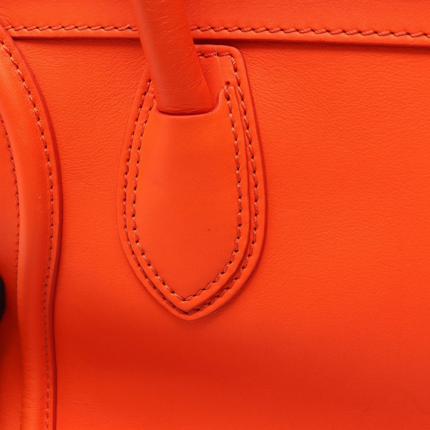 Celine Celine CELINE Luggage Mini Shopper Leather Handbag Leather Handbag DUTY FREE for USA Size ONE SIZE - 8 Thumbnail