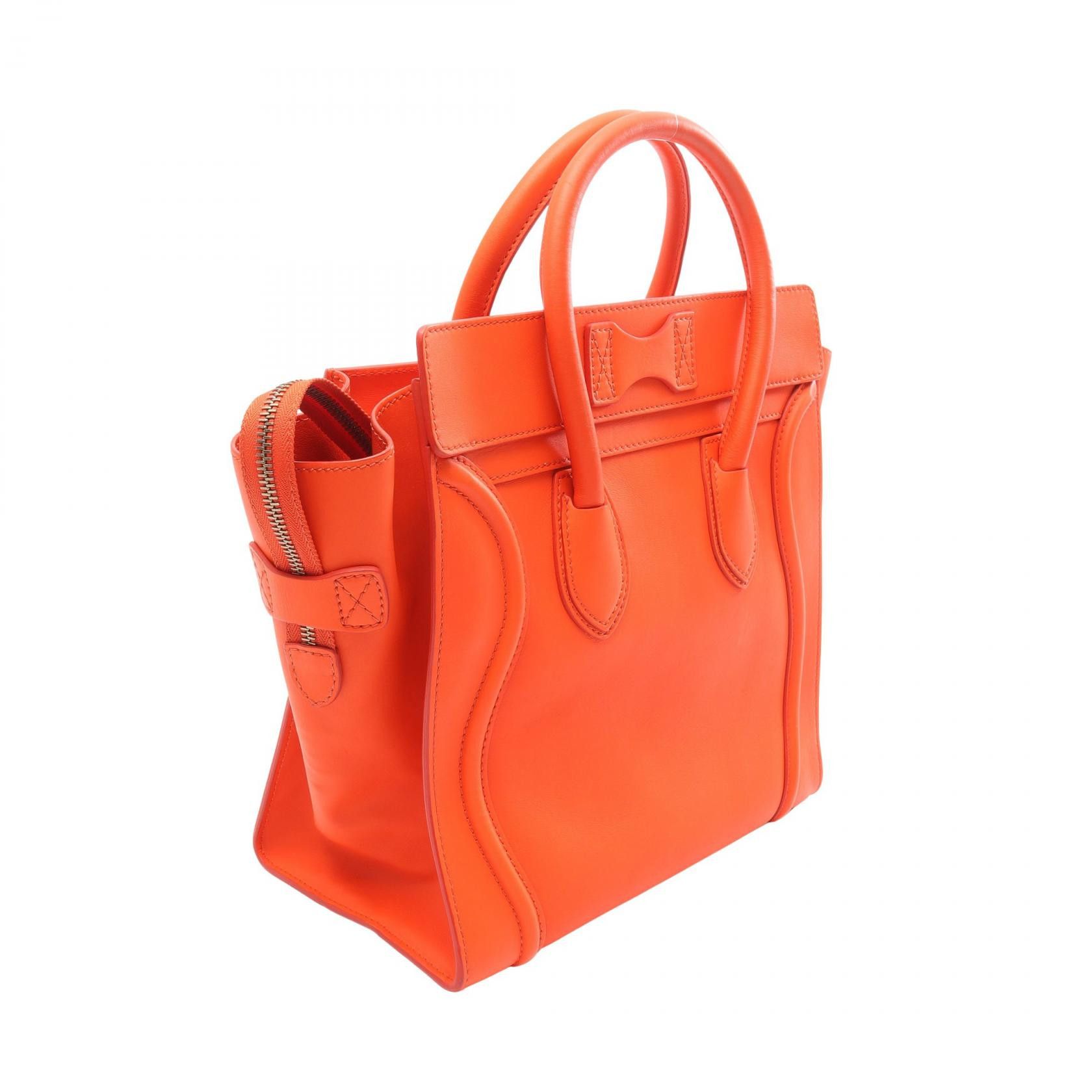 Celine Celine CELINE Luggage Mini Shopper Leather Handbag Leather Handbag DUTY FREE for USA Size ONE SIZE - 2 Thumbnail