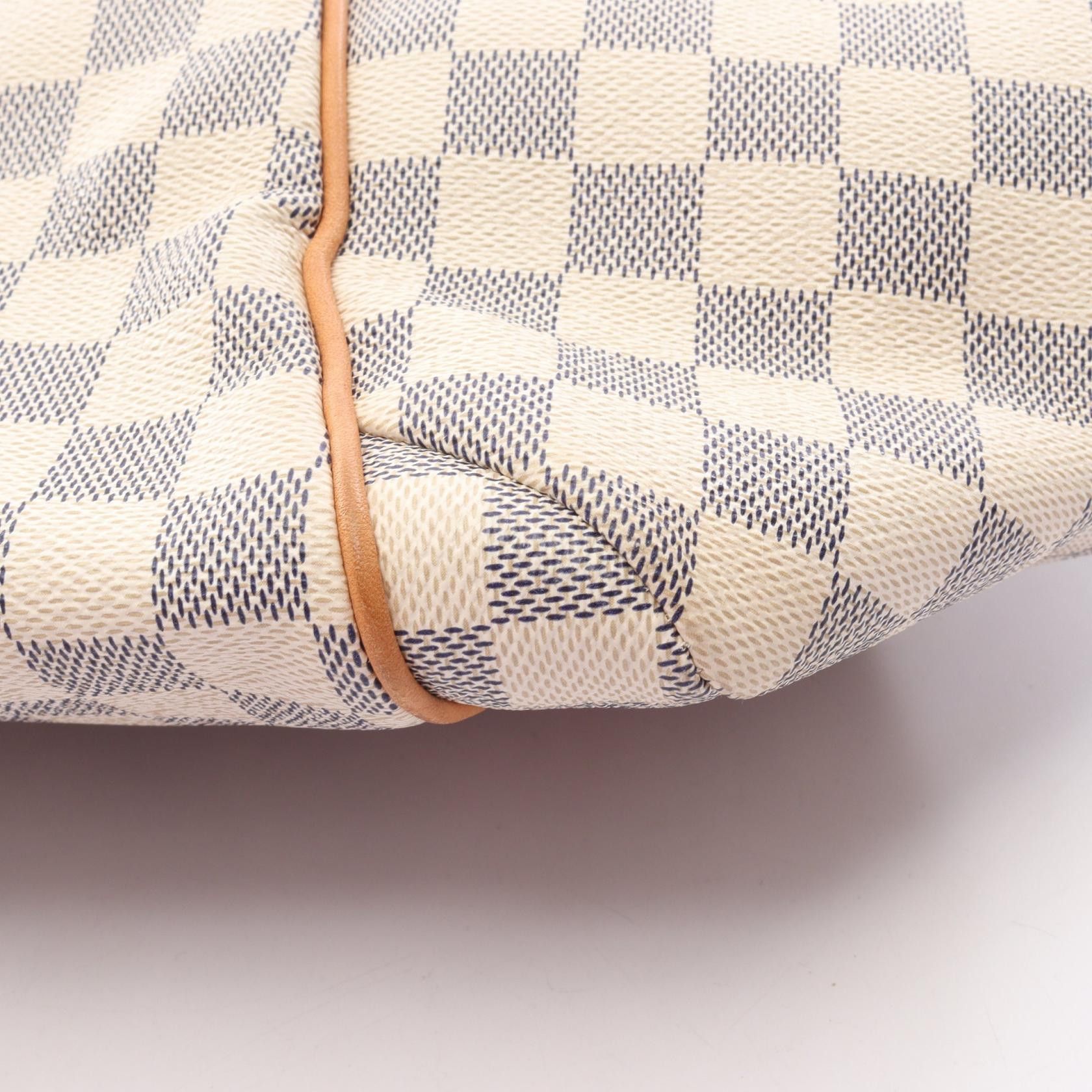 Louis Vuitton Louis Vuitton Louis Vuitton Totally Damier Azur Coated Canvas Tote Bag Textile Tote Bag N51262 DUTY FREE for USA Size ONE SIZE - 6 Thumbnail