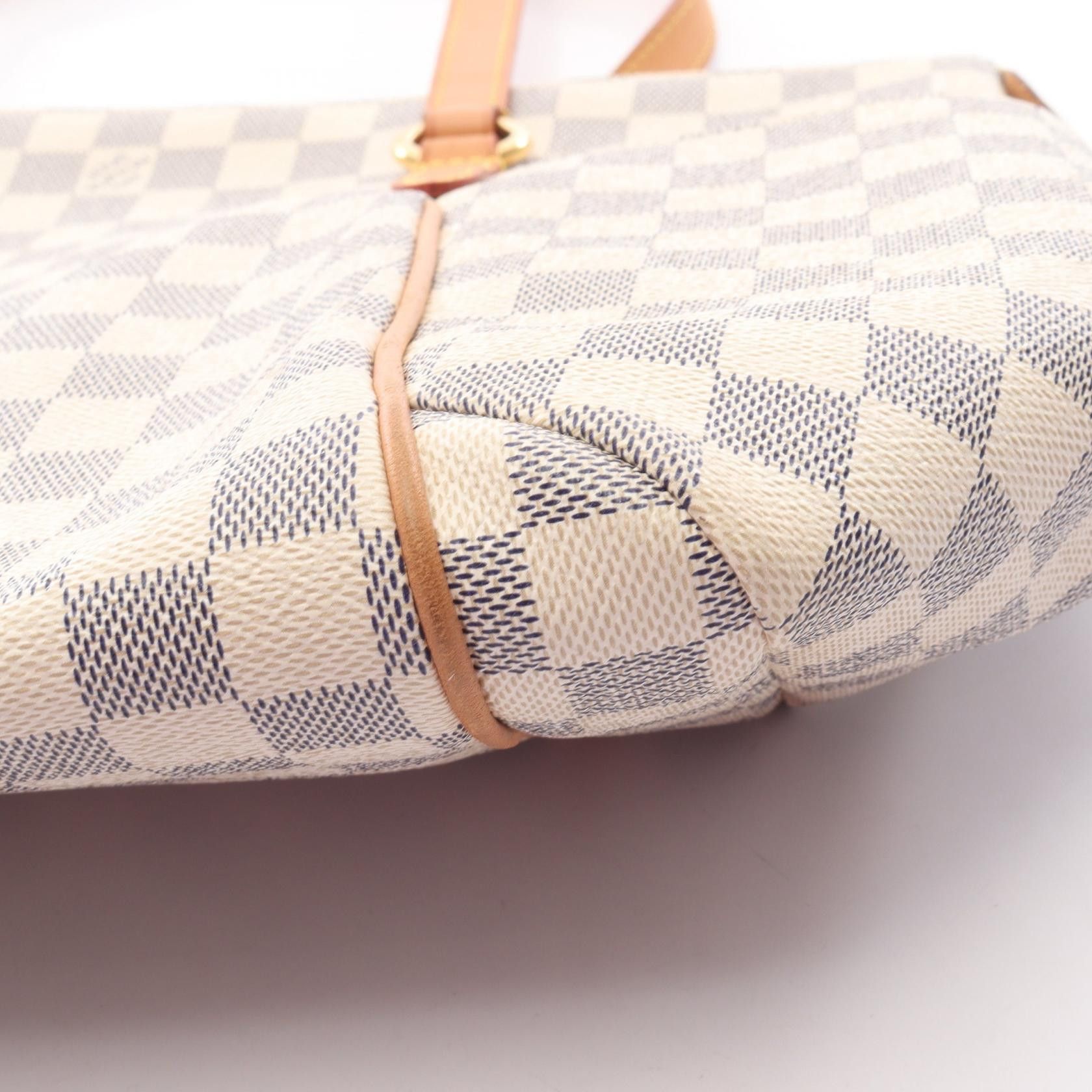 Louis Vuitton Louis Vuitton Louis Vuitton Totally Damier Azur Coated Canvas Tote Bag Textile Tote Bag N51262 DUTY FREE for USA Size ONE SIZE - 8 Thumbnail