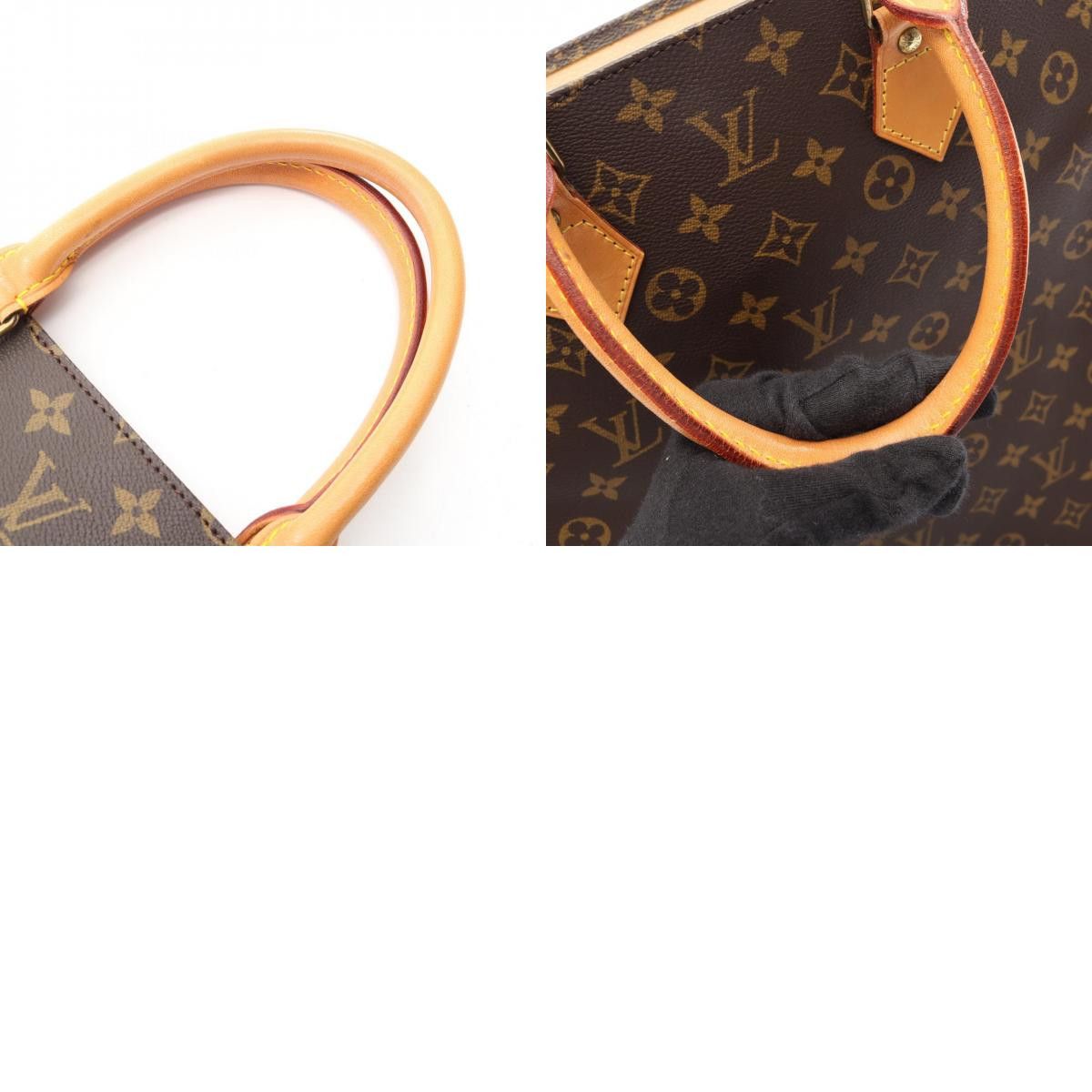 Louis Vuitton Louis Vuitton Louis Vuitton Sac Plat Monogram Coated Canvas Tote Bag Textile Tote Bag M51140 DUTY FREE for USA Size ONE SIZE - 10 Thumbnail