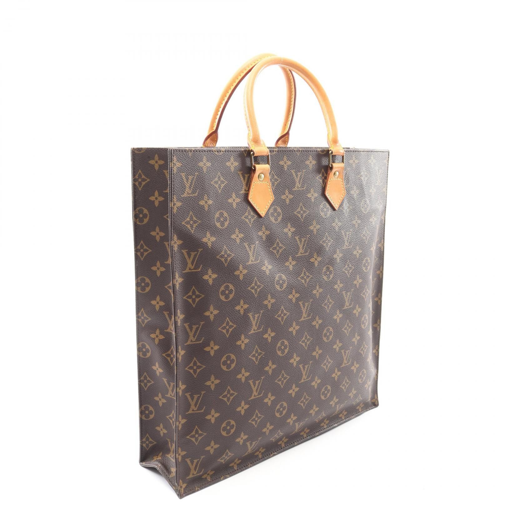 Louis Vuitton Louis Vuitton Louis Vuitton Sac Plat Monogram Coated Canvas Tote Bag Textile Tote Bag M51140 DUTY FREE for USA Size ONE SIZE - 2 Thumbnail