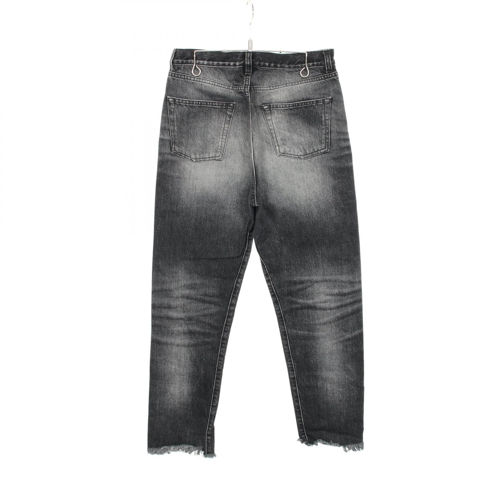 Yves Saint Laurent Yves Saint Laurent Saint Laurent Paris Cotton Denim Pants Textile Jeans 480678 DUTY FREE for USA Size ONE SIZE - 2 Thumbnail