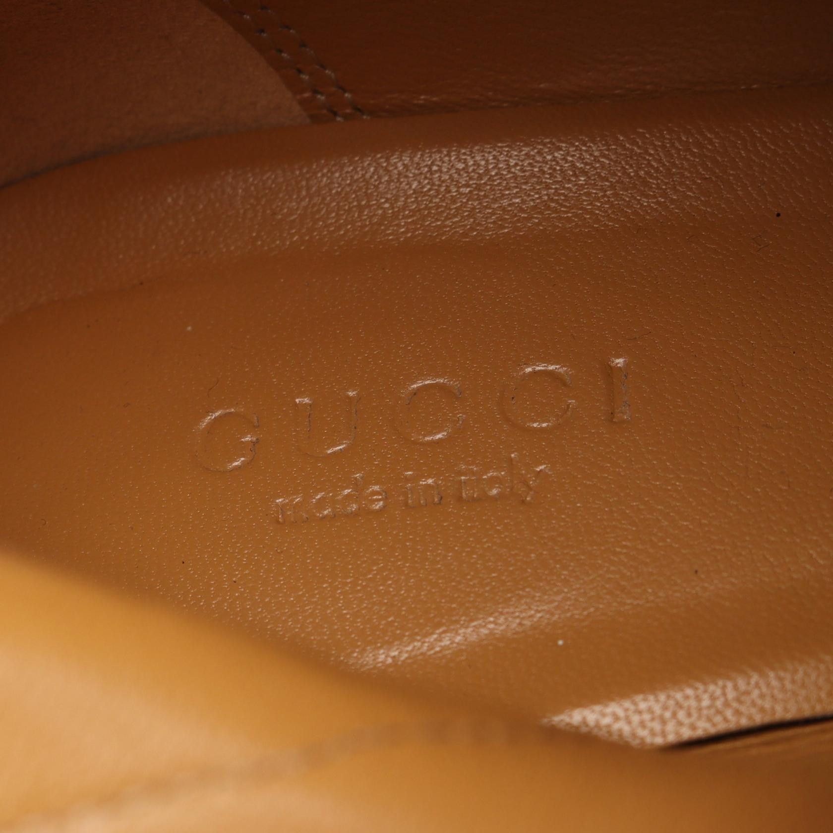 Gucci Gucci Gucci GG Canvas Leather Boots Leather Shoes DUTY FREE for USA Size ONE SIZE - 5 Thumbnail
