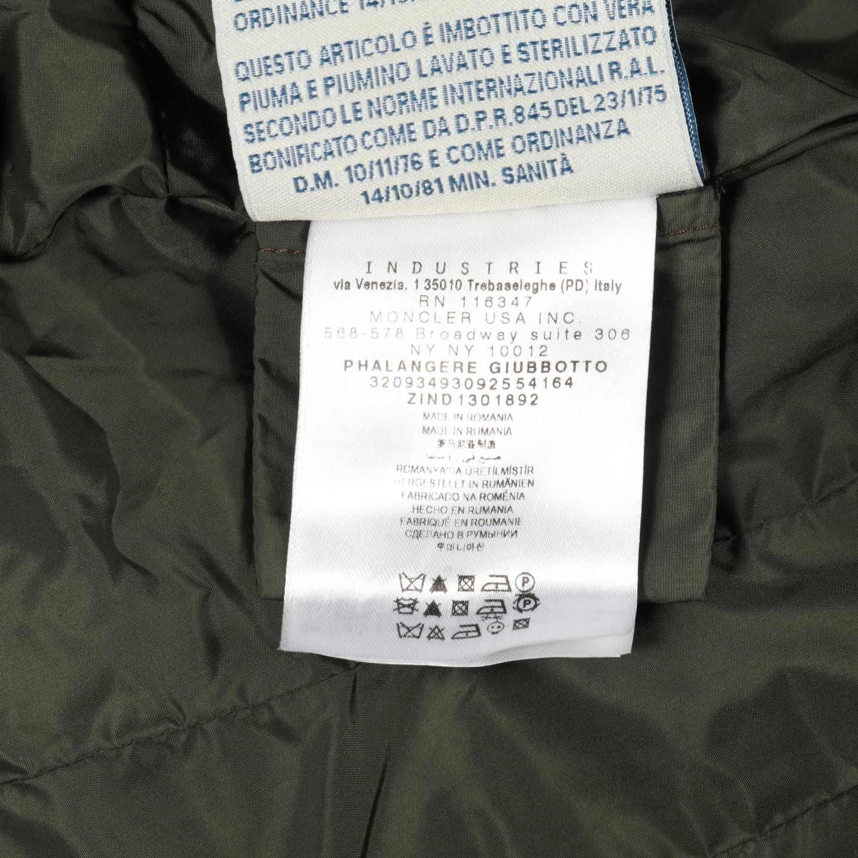 Moncler Moncler Moncler PHALANGERE Down Jacket Textile Outerwear DUTY FREE for USA Size ONE SIZE - 4 Thumbnail