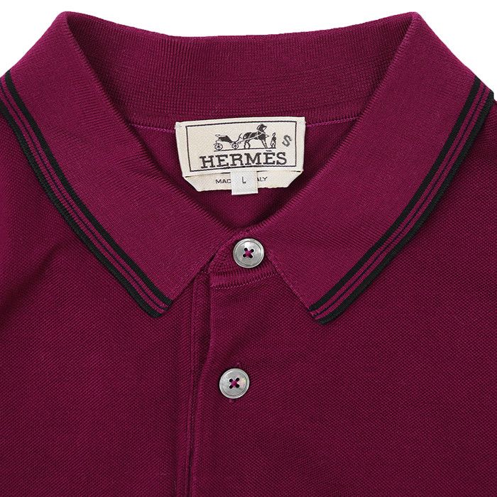 Hermes Hermes Hermes Cotton Polo Shirt Textile Tops DUTY FREE for USA Size ONE SIZE - 11 Thumbnail