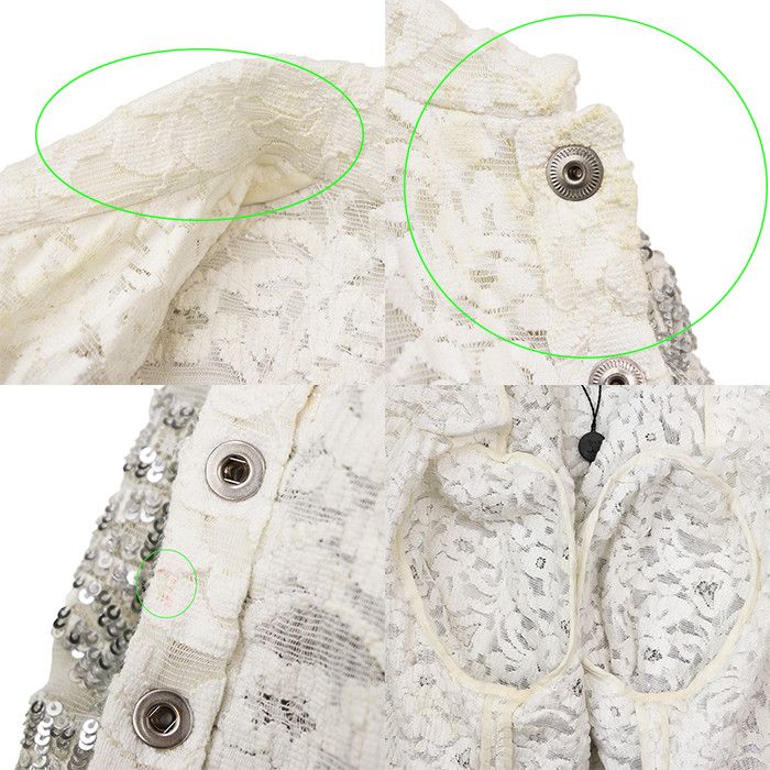 Louis Vuitton Louis Vuitton Louis Vuitton Lace Embroidered Sequin Shirt Textile Tops 2019AW DUTY FREE for USA Size ONE SIZE - 5 Thumbnail