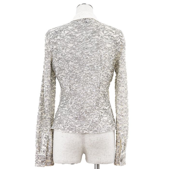 Louis Vuitton Louis Vuitton Louis Vuitton Lace Embroidered Sequin Shirt Textile Tops 2019AW DUTY FREE for USA Size ONE SIZE - 3 Thumbnail