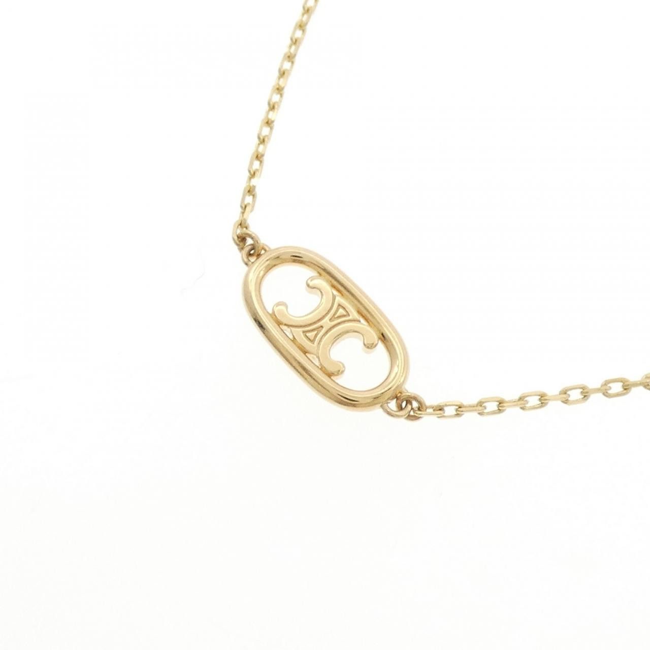 Celine Celine Celine Maillon Triomphe 750 Gold Necklace Precious Metal Necklace 46X756GLY.37AU DUTY FREE for USA Size ONE SIZE - 3 Thumbnail