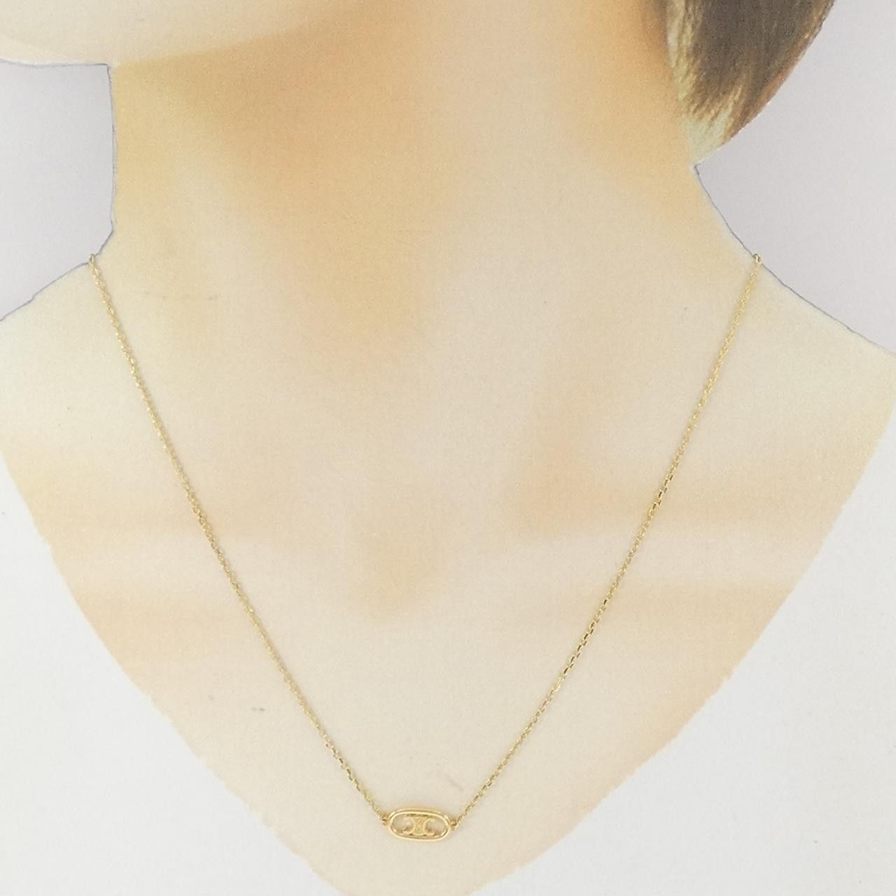 Celine Celine Celine Maillon Triomphe 750 Gold Necklace Precious Metal Necklace 46X756GLY.37AU DUTY FREE for USA Size ONE SIZE - 5 Thumbnail