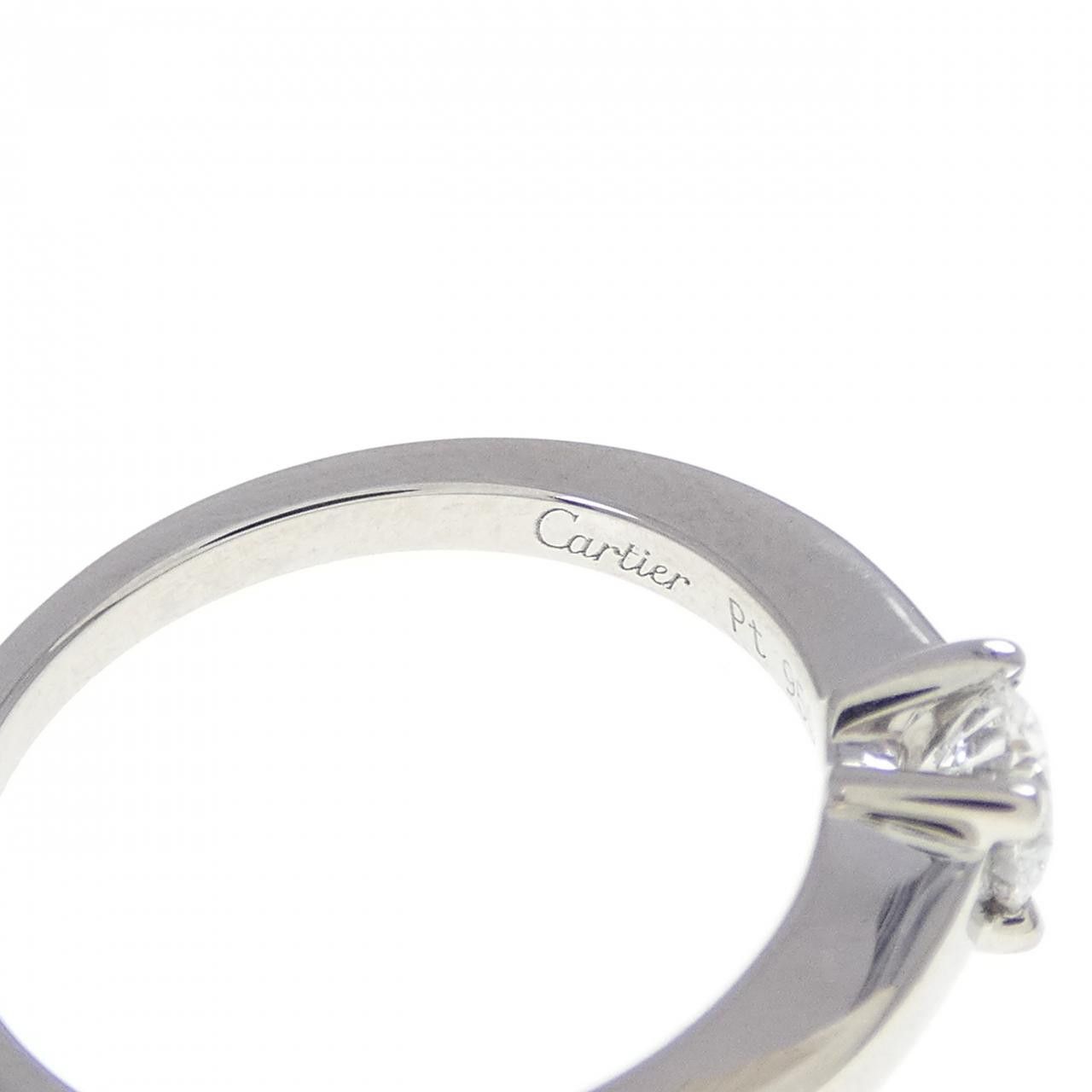 Cartier Cartier Cartier Declaration d’Amour Platinum Diamond Ring Size 46 Precious Metal Ring N4202348 DUTY FREE for USA Size ONE SIZE - 4 Thumbnail