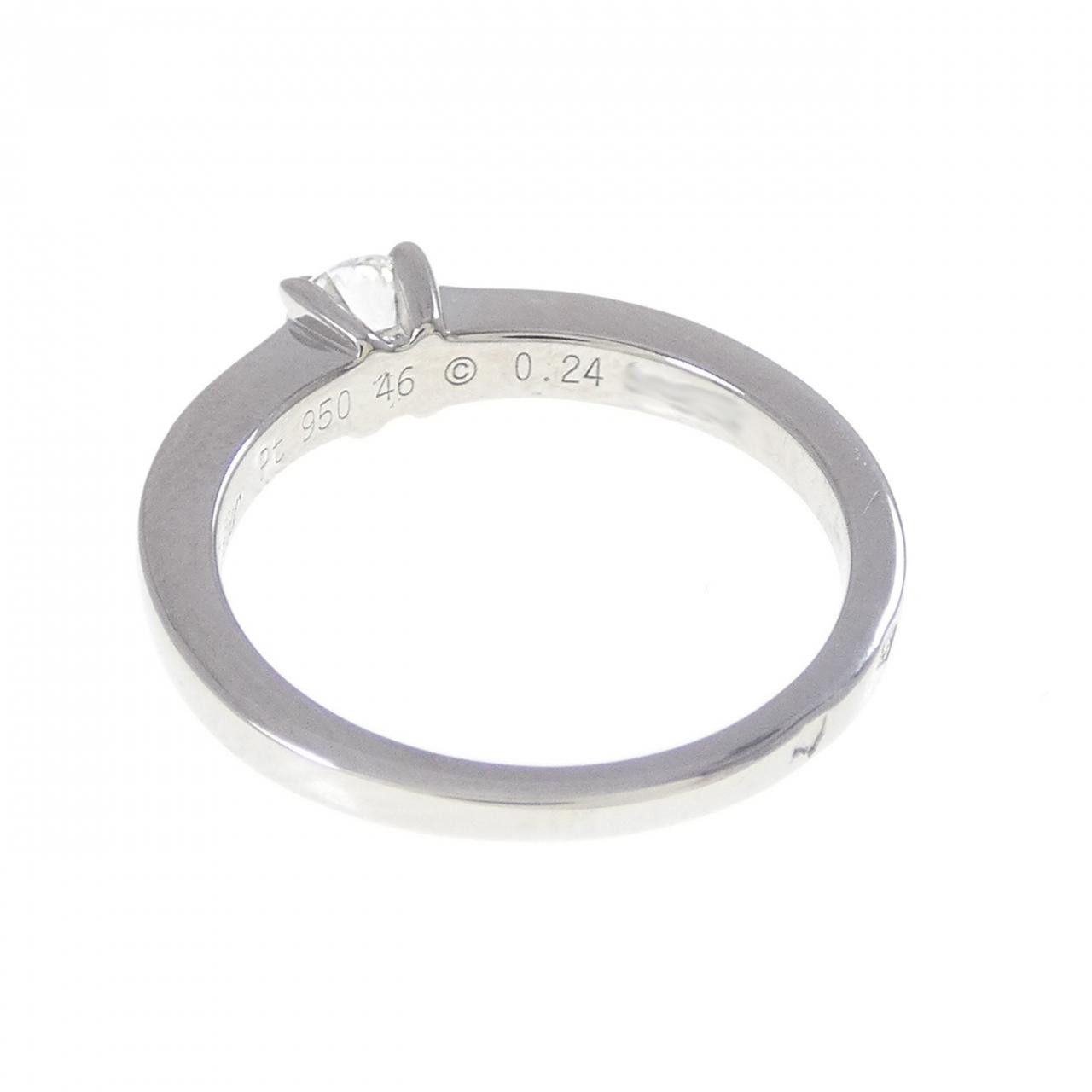 Cartier Cartier Cartier Declaration d’Amour Platinum Diamond Ring Size 46 Precious Metal Ring N4202348 DUTY FREE for USA Size ONE SIZE - 3 Thumbnail