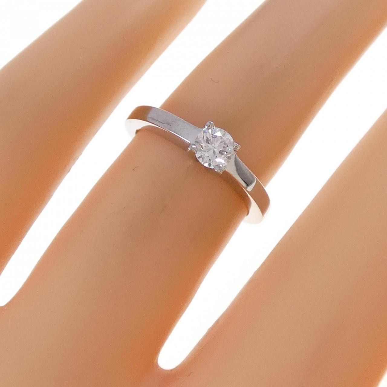 Cartier Cartier Cartier Declaration d’Amour Platinum Diamond Ring Size 46 Precious Metal Ring N4202348 DUTY FREE for USA Size ONE SIZE - 5 Thumbnail