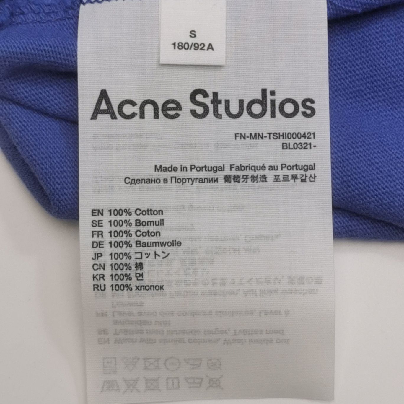 Acne Studios Acne Studios Men s Short Sleeve Shirts Size US S / EU 44-46 / 1 - 7 Thumbnail