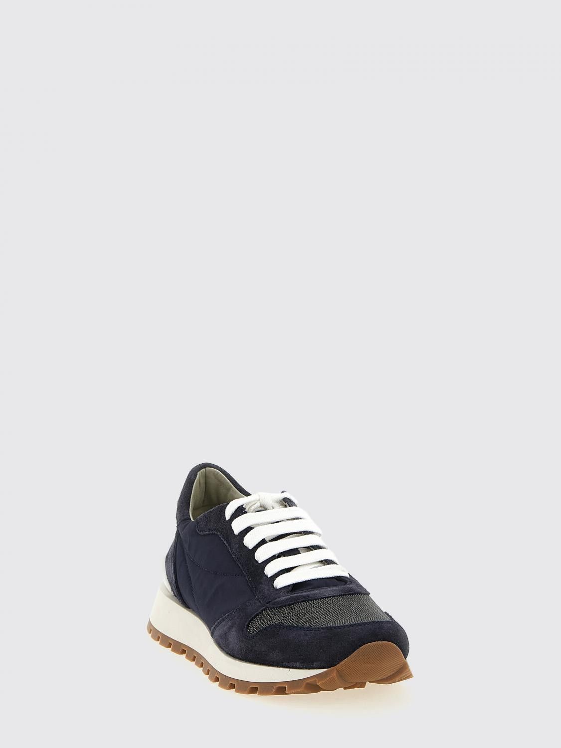 Brunello Cucinelli Brunello Cucinelli Sneakers Woman Blue Size US 6 / IT 36 - 2 Thumbnail