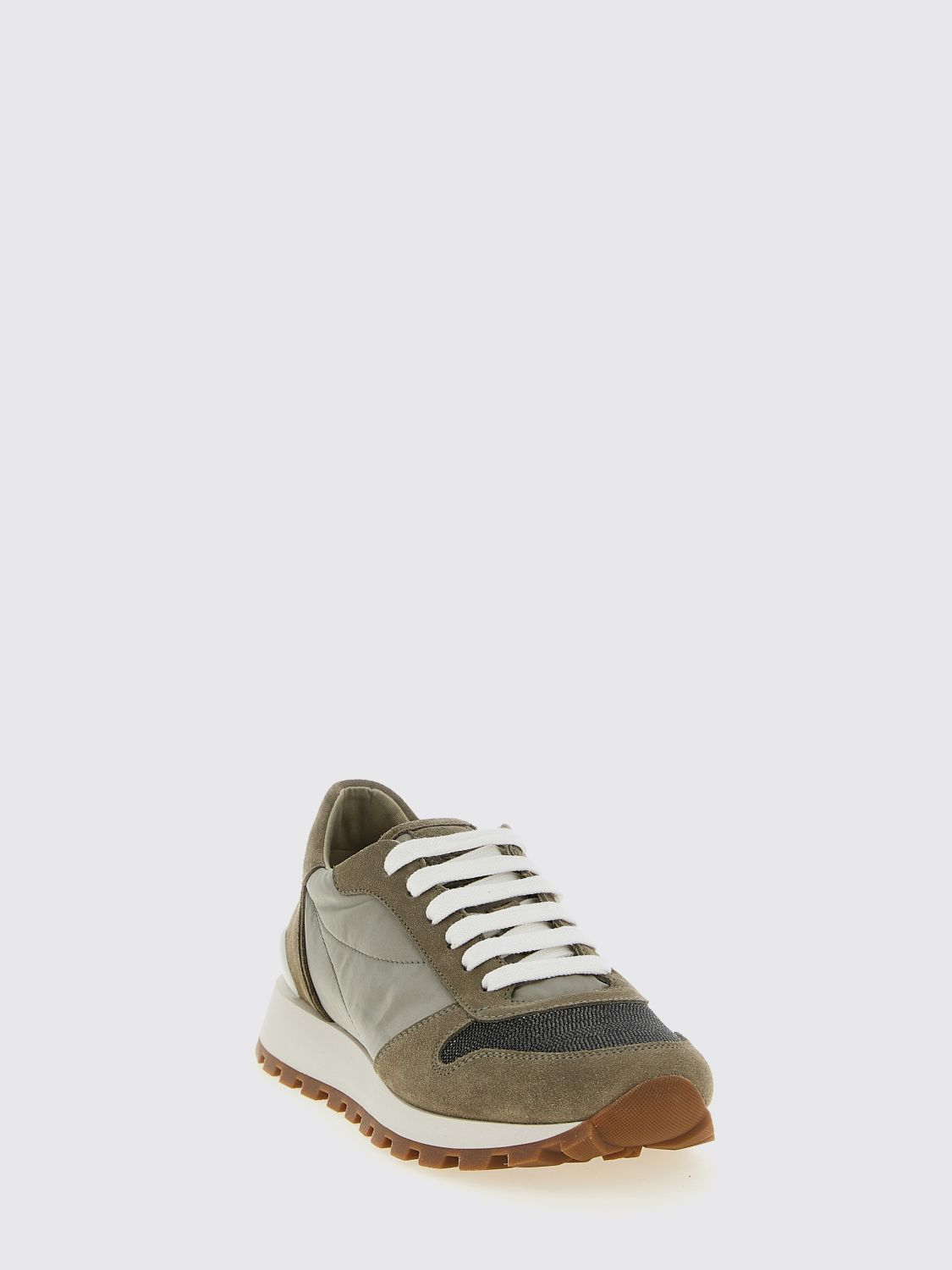 Brunello Cucinelli Brunello Cucinelli Sneakers Woman Green Size US 8 / IT 38 - 2 Thumbnail
