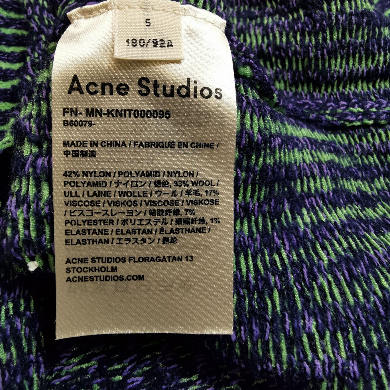 Acne Studios Acne Studios Men s Sweaters Knitwear Size US S / EU 44-46 / 1 - 6 Thumbnail