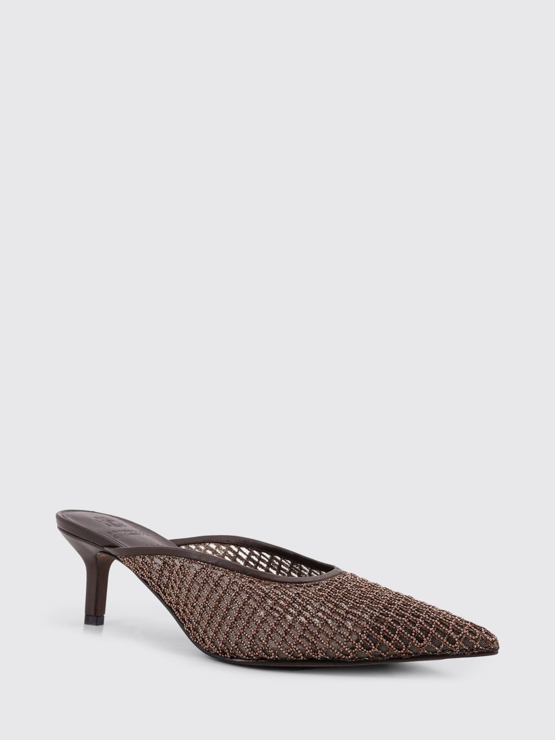 Brunello Cucinelli Brunello Cucinelli High Heel Shoes Woman Brown Size US 7 / IT 37 - 2 Thumbnail