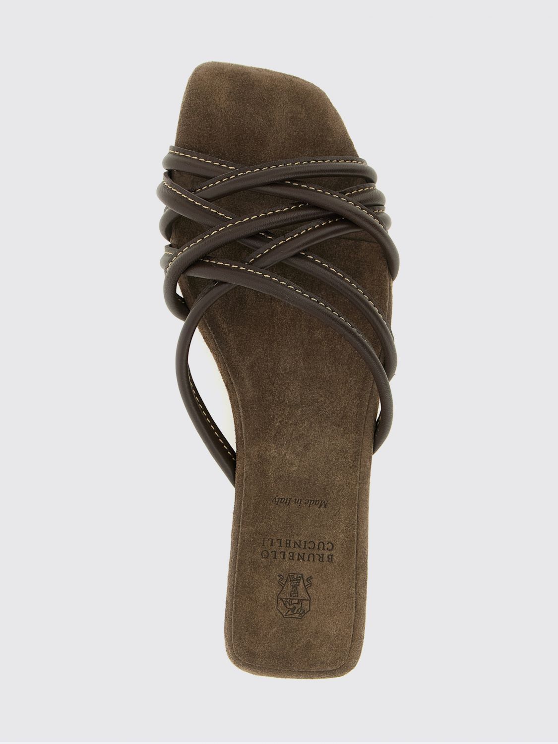 Brunello Cucinelli Brunello Cucinelli Heeled Sandal Woman Brown Size US 7 / IT 37 - 4 Thumbnail