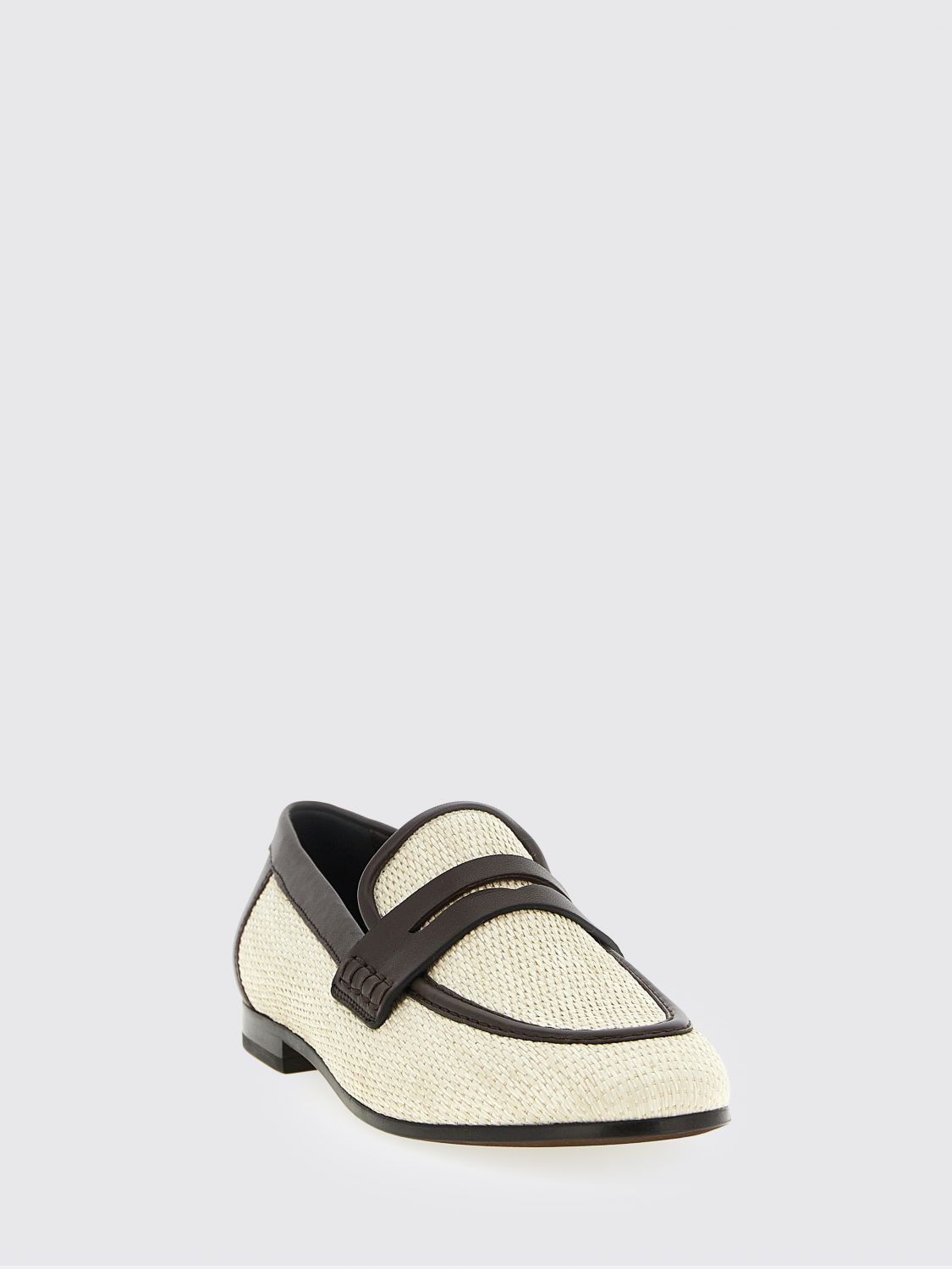 Brunello Cucinelli Brunello Cucinelli Loafer Woman Beige Size US 10 / IT 40 - 2 Thumbnail